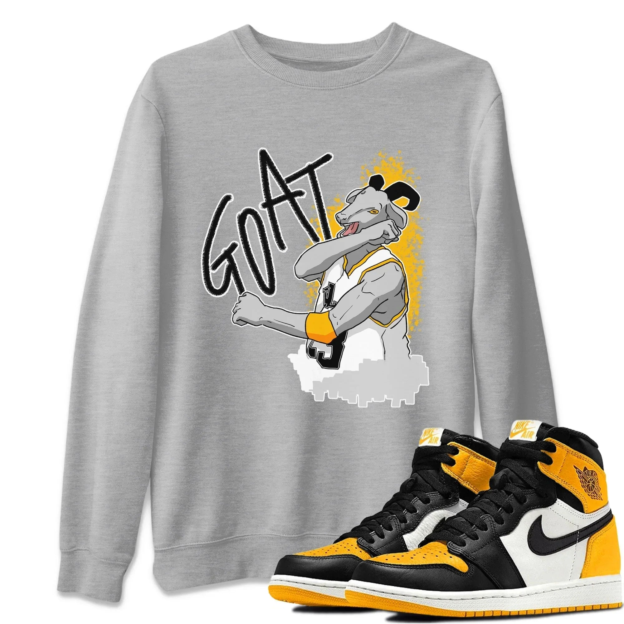 Screaming Goat Unisex Tops - Air Jordan 1 Taxi