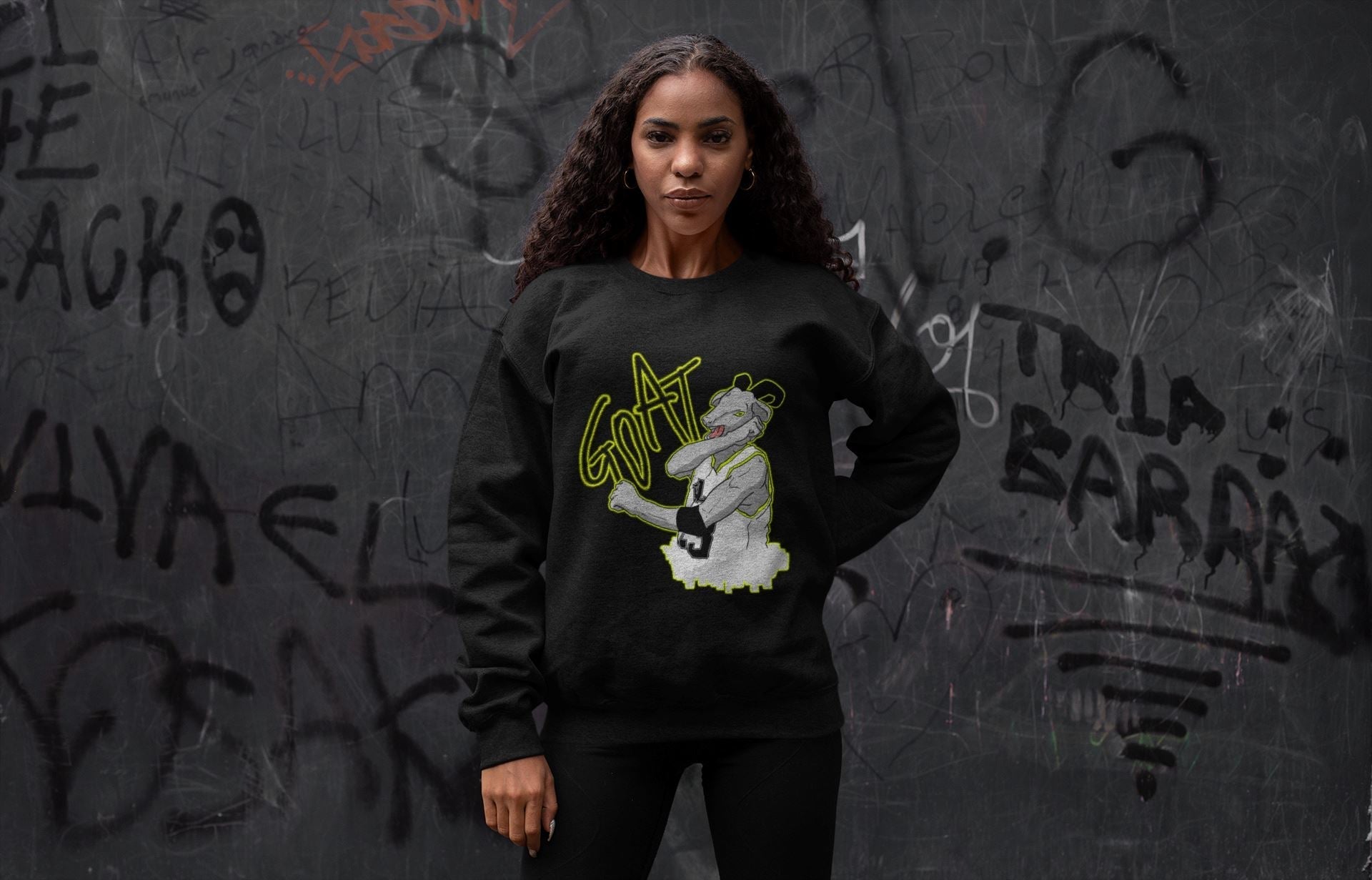 Screaming Goat Unisex Tops - Air Jordan 1 Visionaire