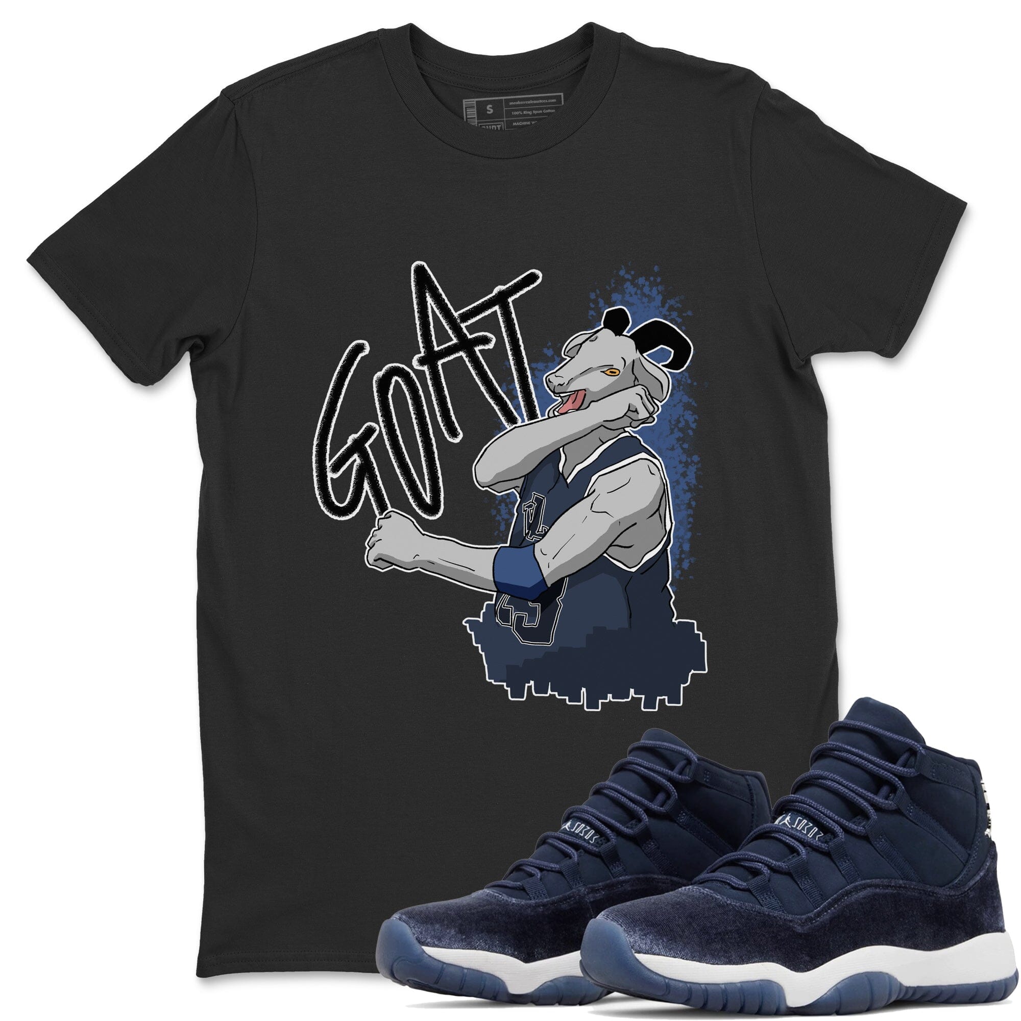 Screaming Goat Unisex Tops - Air Jordan 11 Midnight Navy