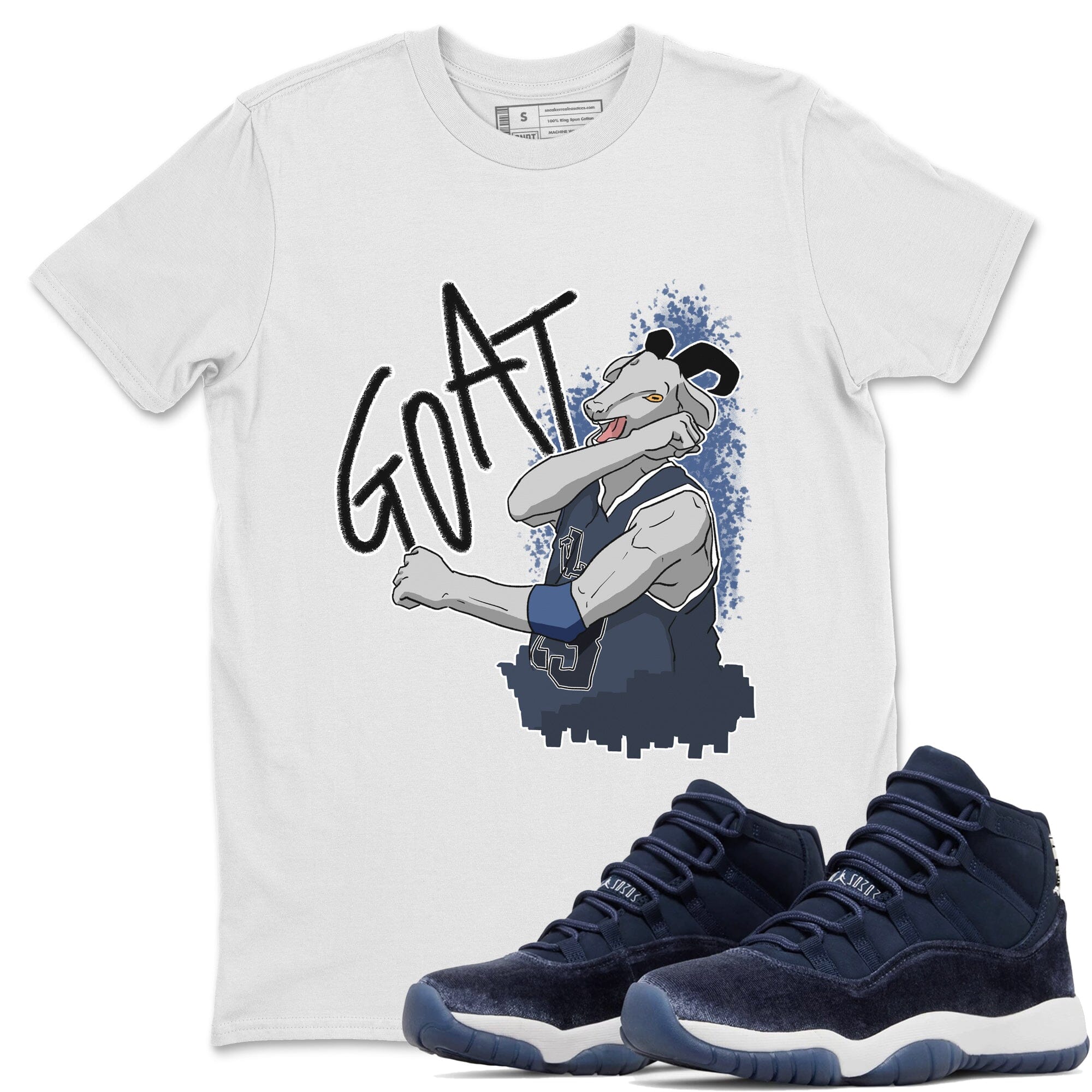 Screaming Goat Unisex Tops - Air Jordan 11 Midnight Navy