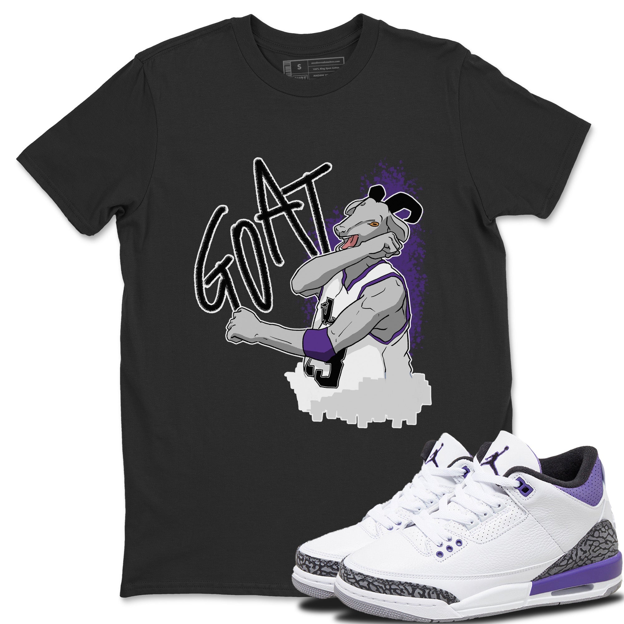 Screaming Goat Unisex Tops - Air Jordan 3 Dark Iris