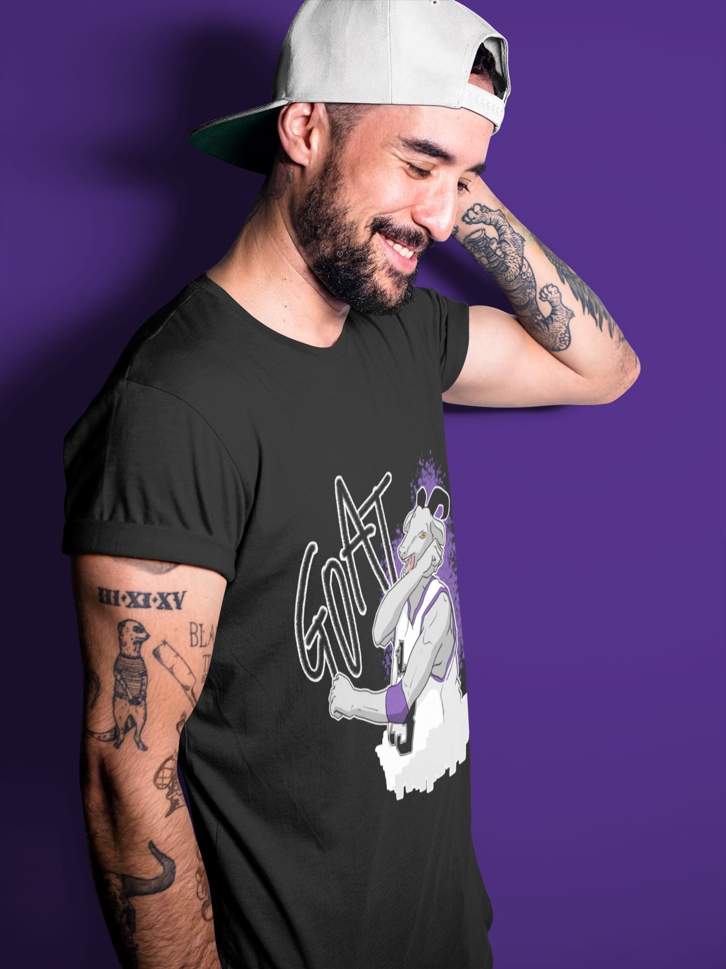 Screaming Goat Unisex Tops - Air Jordan 3 Dark Iris
