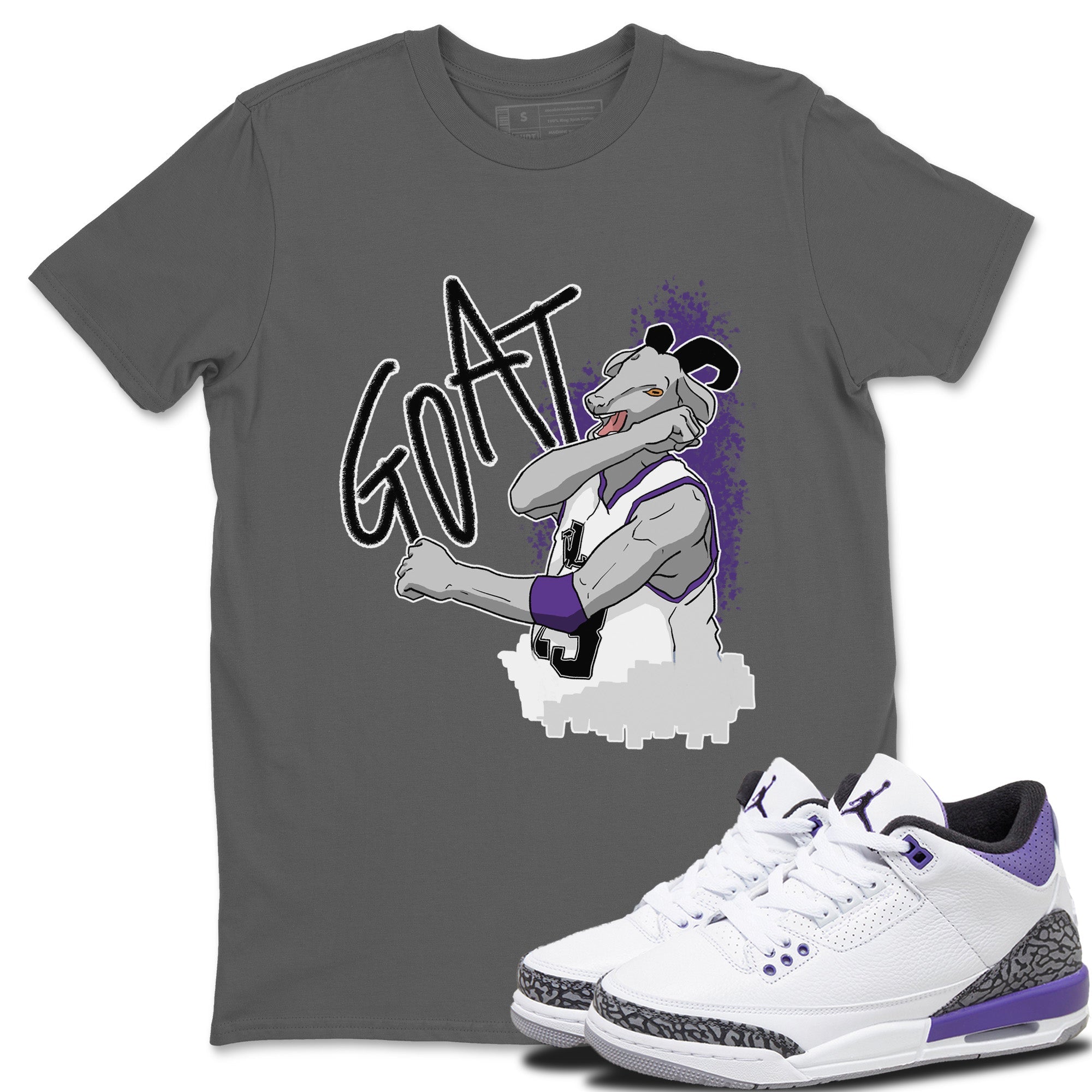 Screaming Goat Unisex Tops - Air Jordan 3 Dark Iris