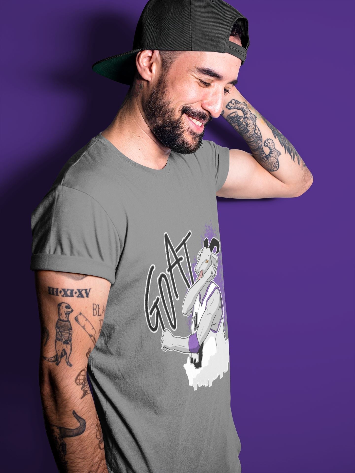 Screaming Goat Unisex Tops - Air Jordan 3 Dark Iris