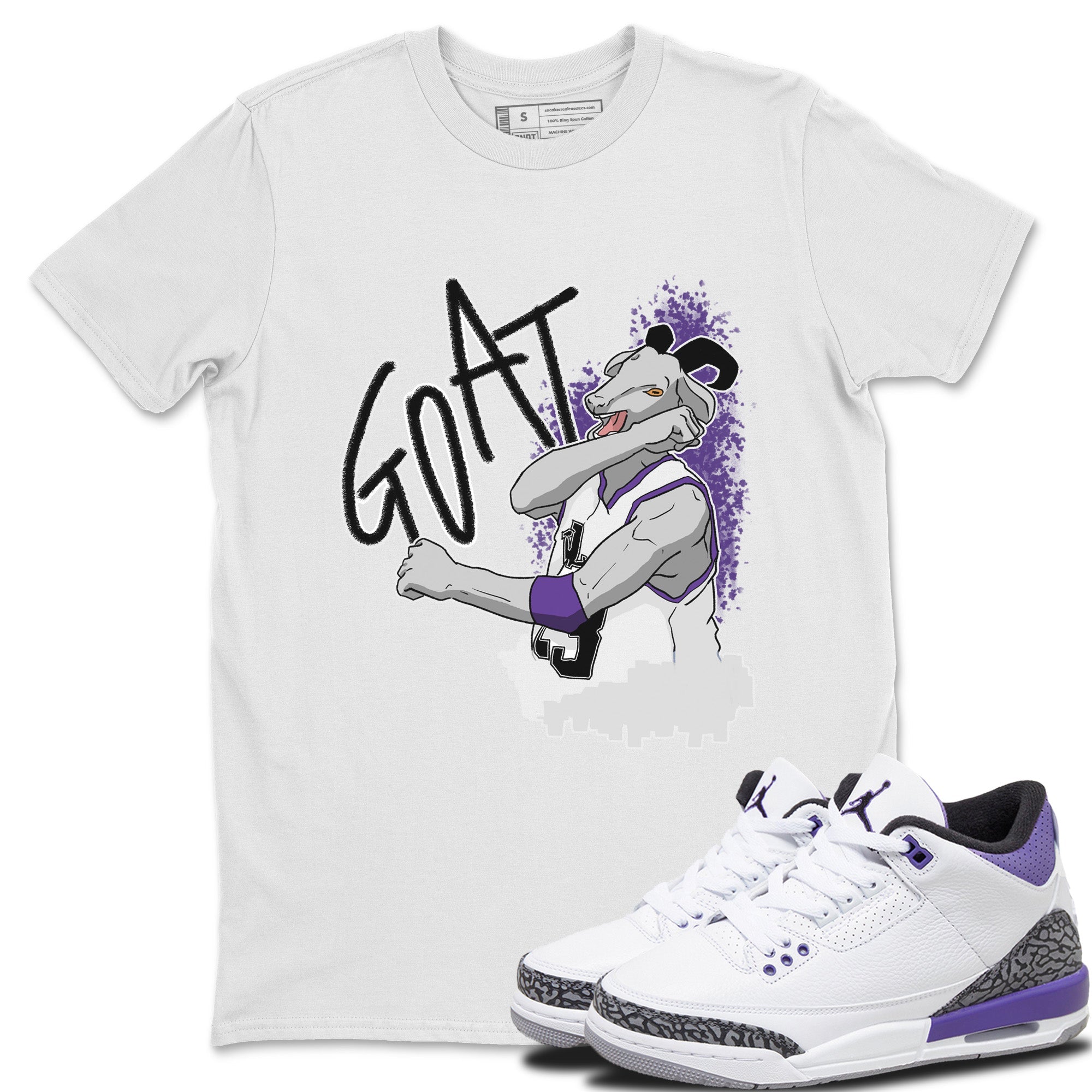 Screaming Goat Unisex Tops - Air Jordan 3 Dark Iris
