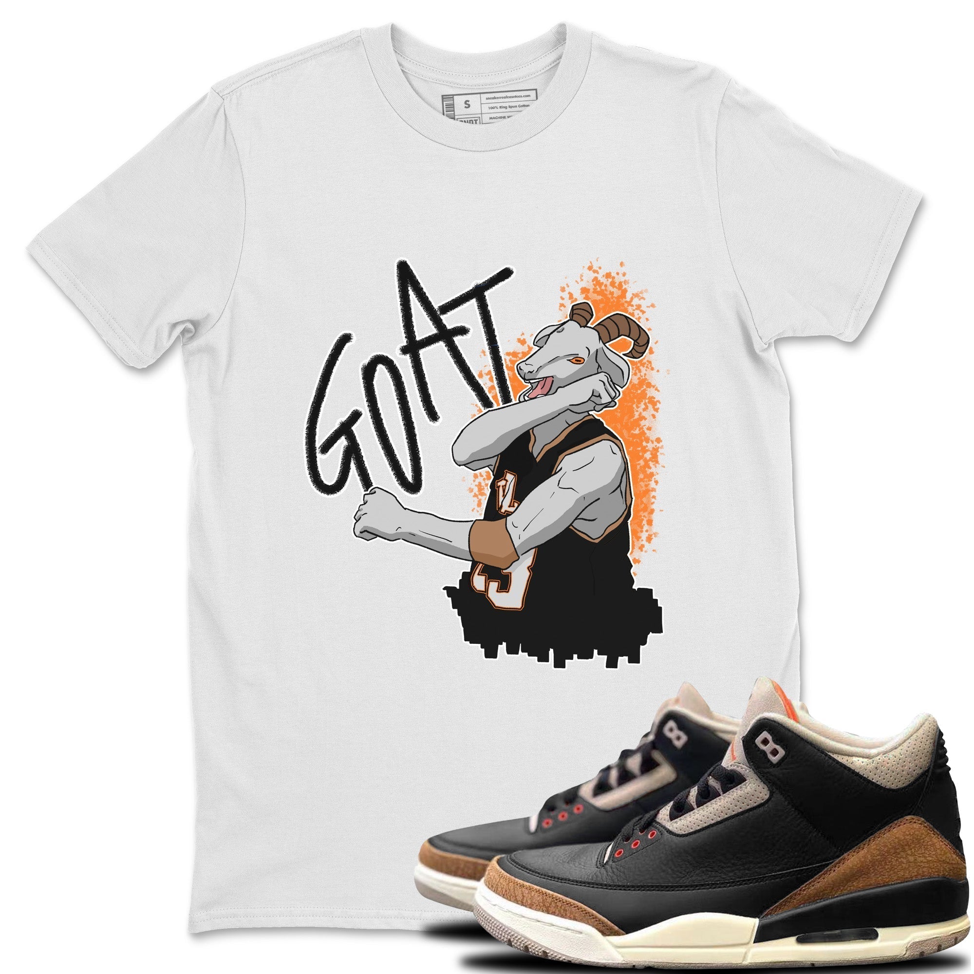 Screaming Goat Unisex Tops - Air Jordan 3 Desert Elephant