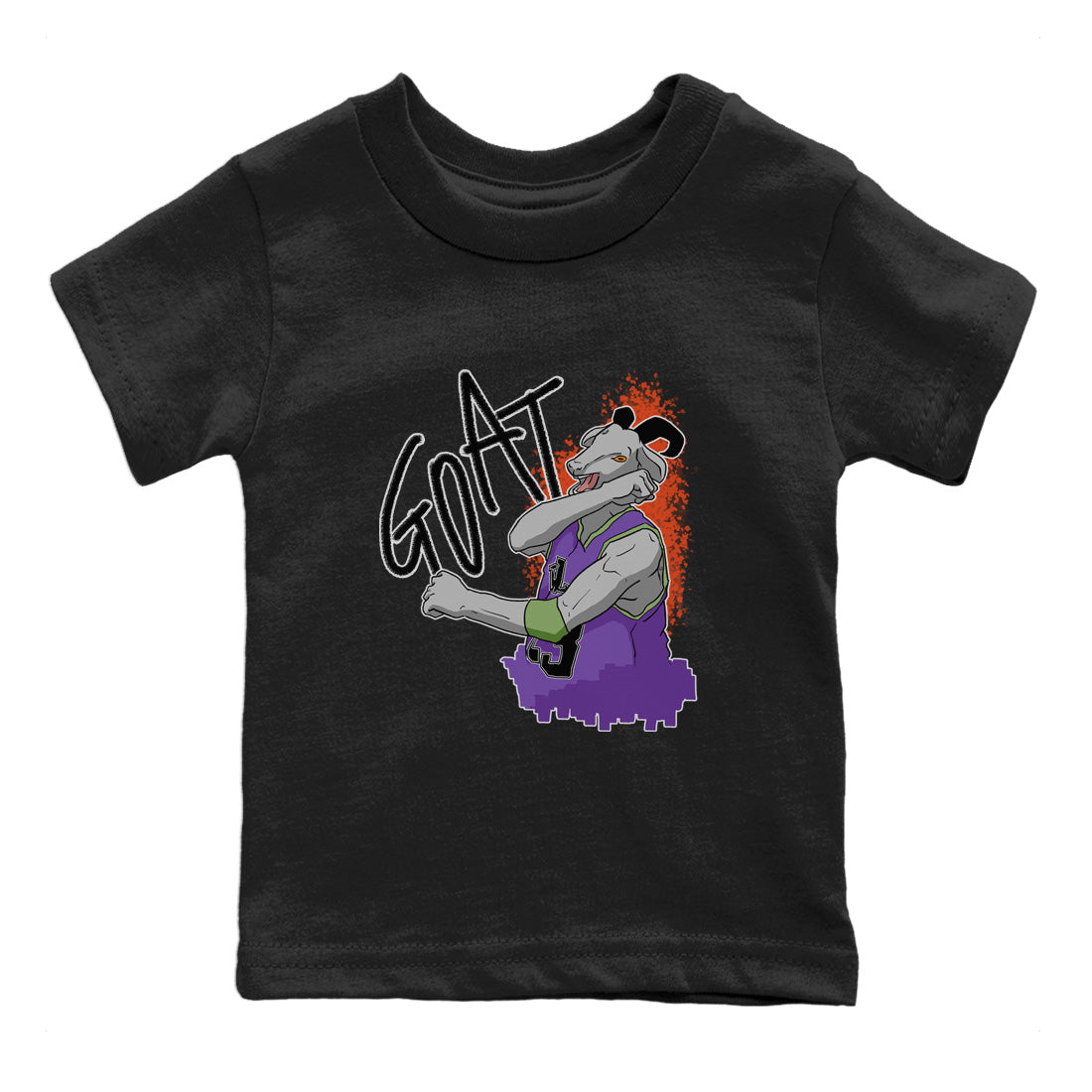 Screaming Goat Kids Tops - Air Jordan 4 Canyon Purple