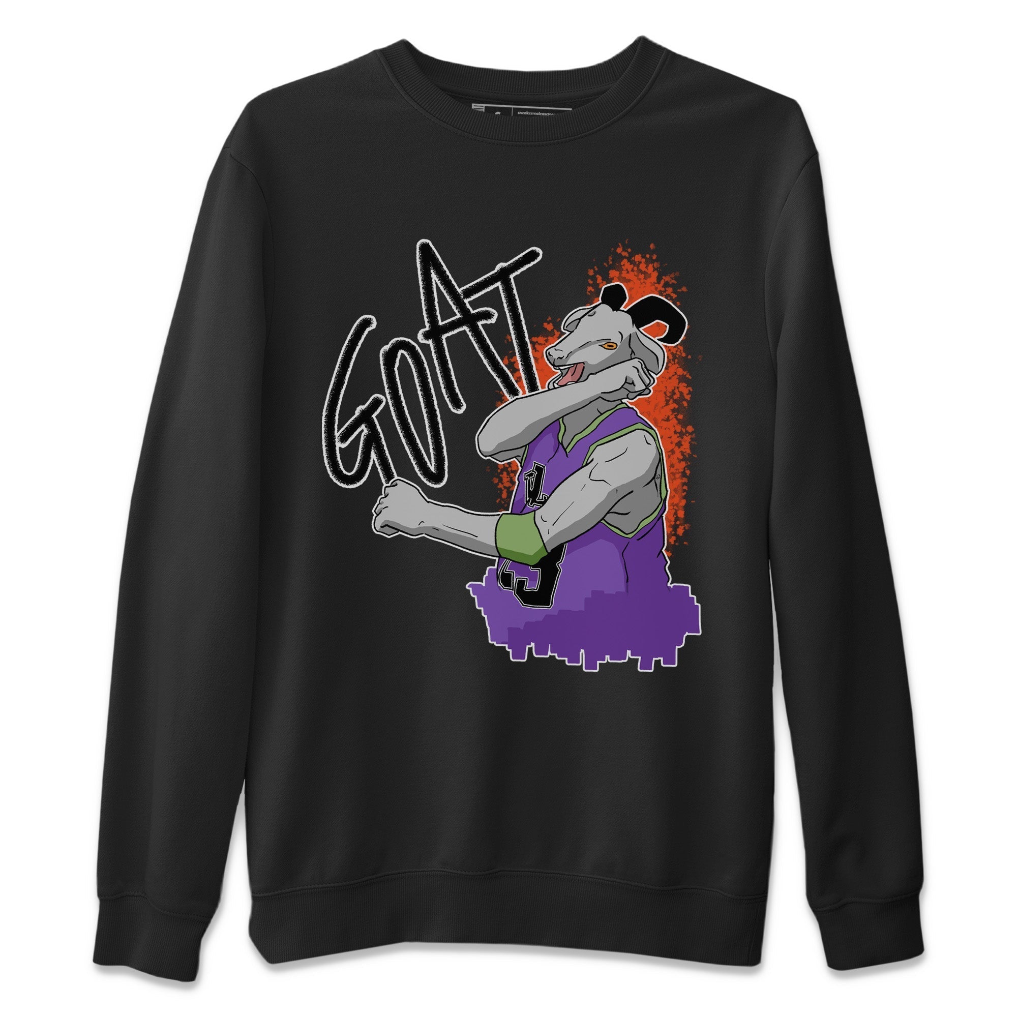 Screaming Goat Unisex Tops - Air Jordan 4 Canyon Purple