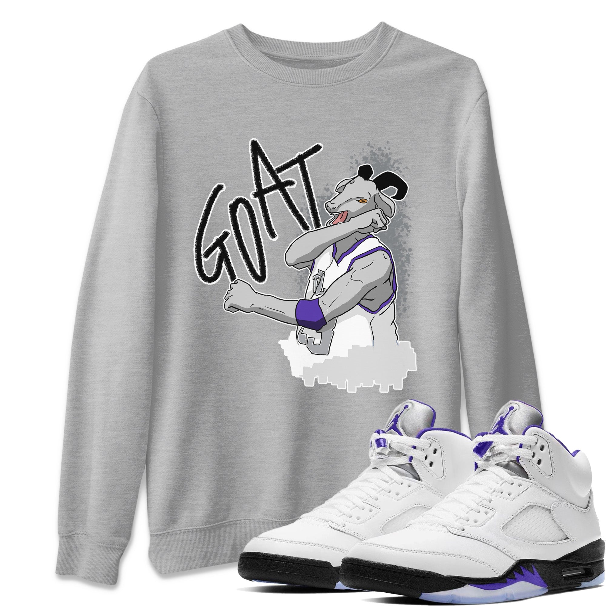 Screaming Goat Unisex Tops - Air Jordan 5 Concord