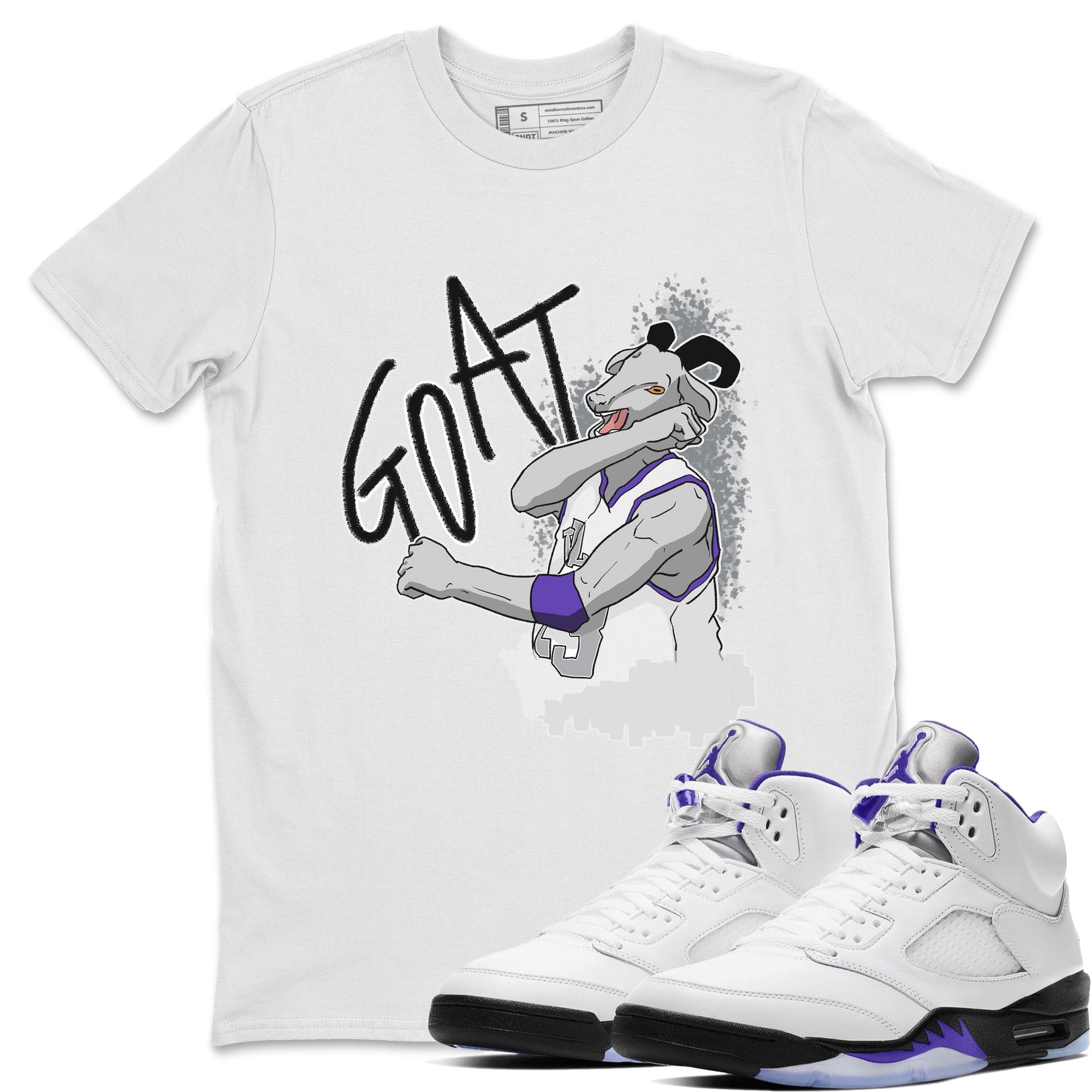 Screaming Goat Unisex Tops - Air Jordan 5 Concord