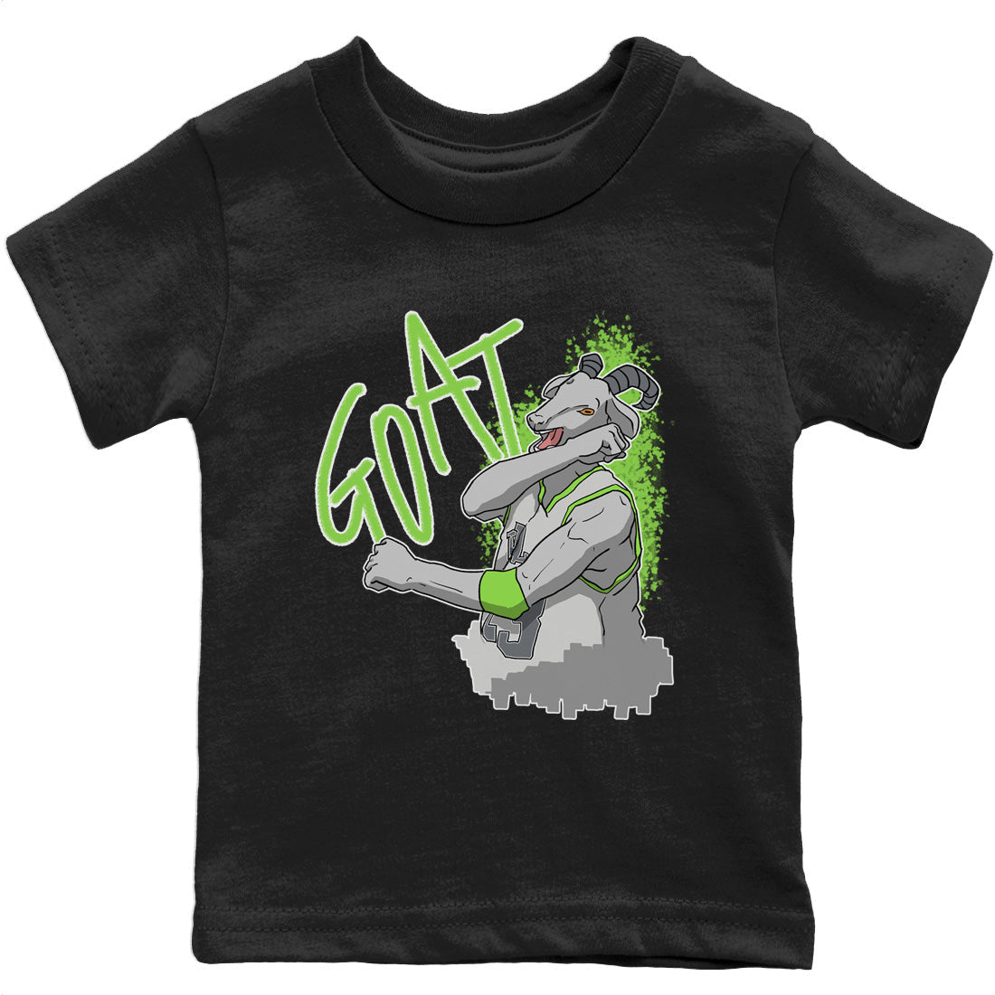 Screaming Goat Kids Tops - Air Jordan 5 Green Bean