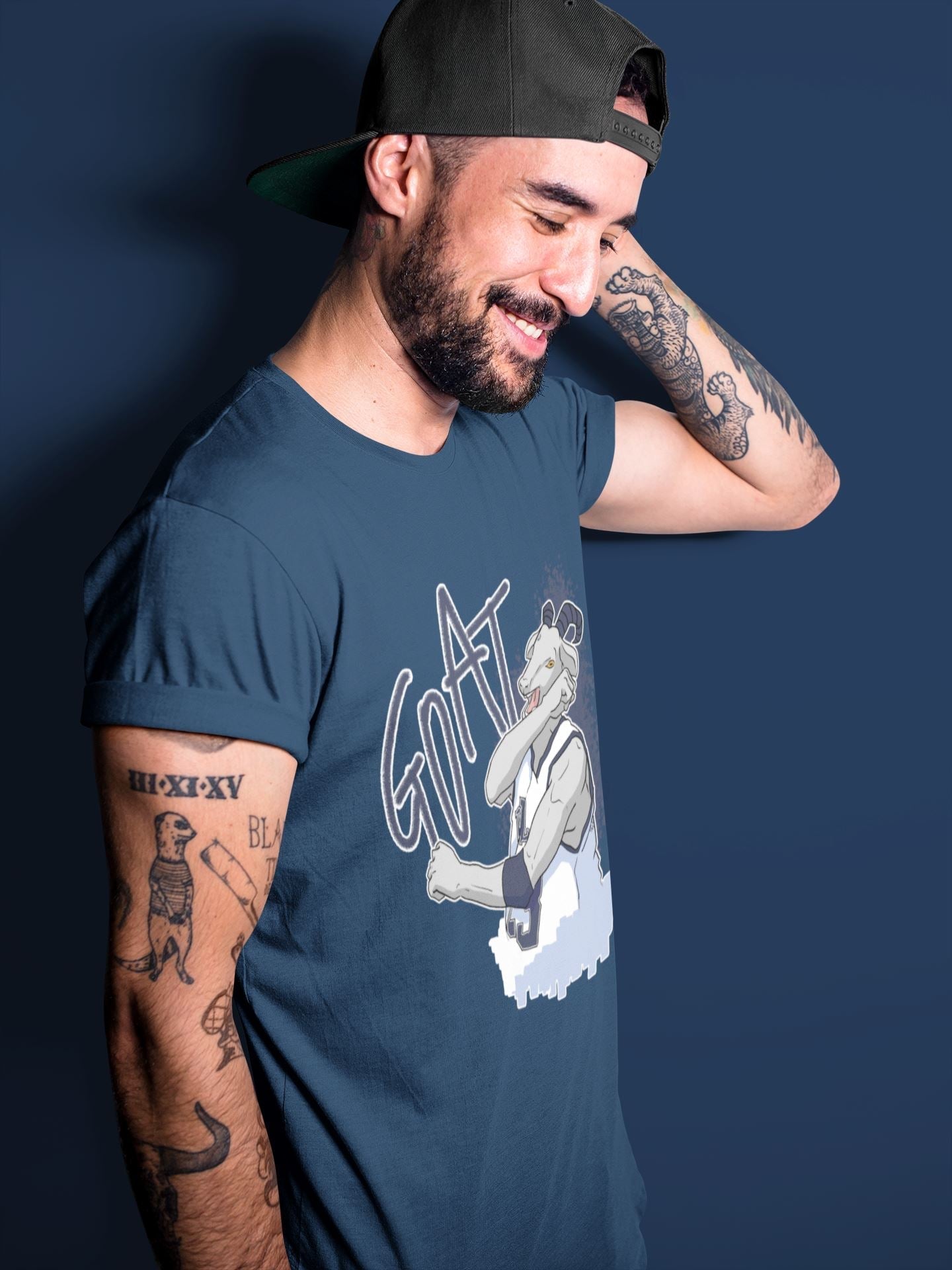 Screaming Goat Unisex Tops - Air Jordan 6 Midnight Navy