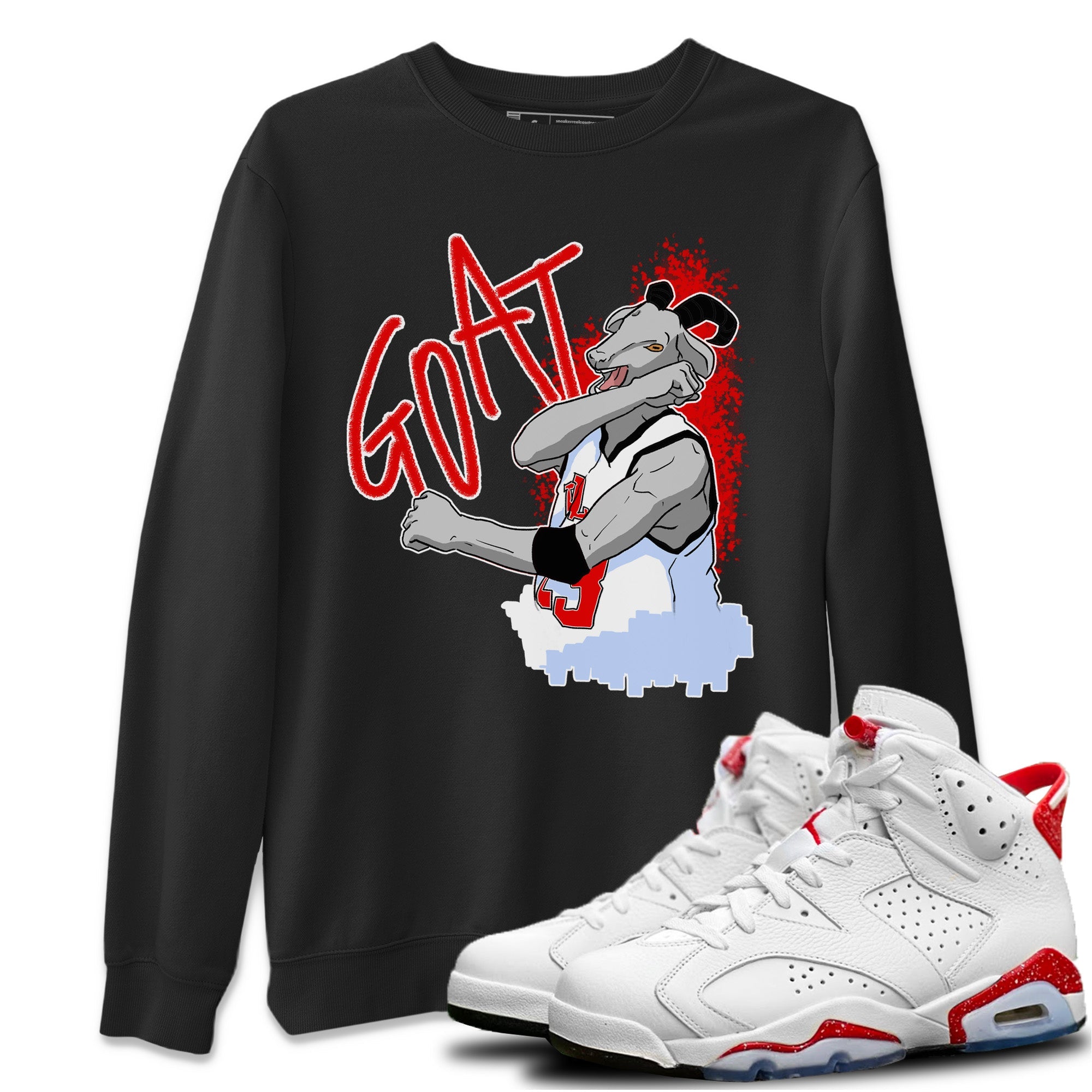 Screaming Goat Unisex Tops - Air Jordan 6 Red Velvet Cookies