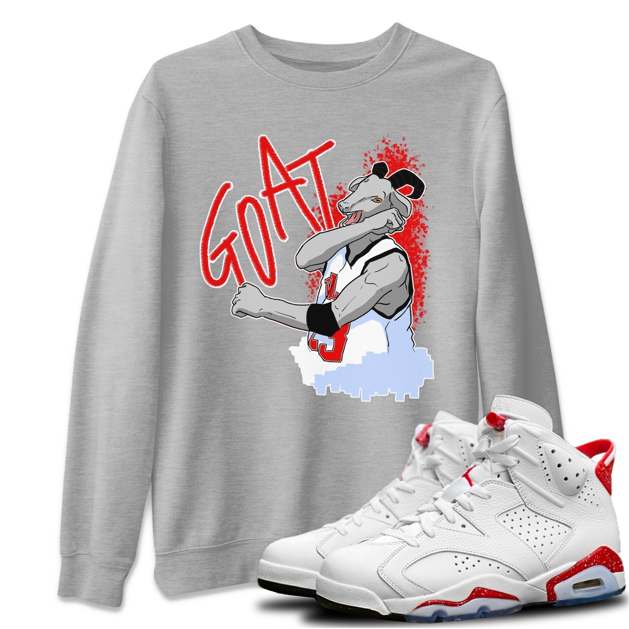 Screaming Goat Unisex Tops - Air Jordan 6 Red Velvet Cookies