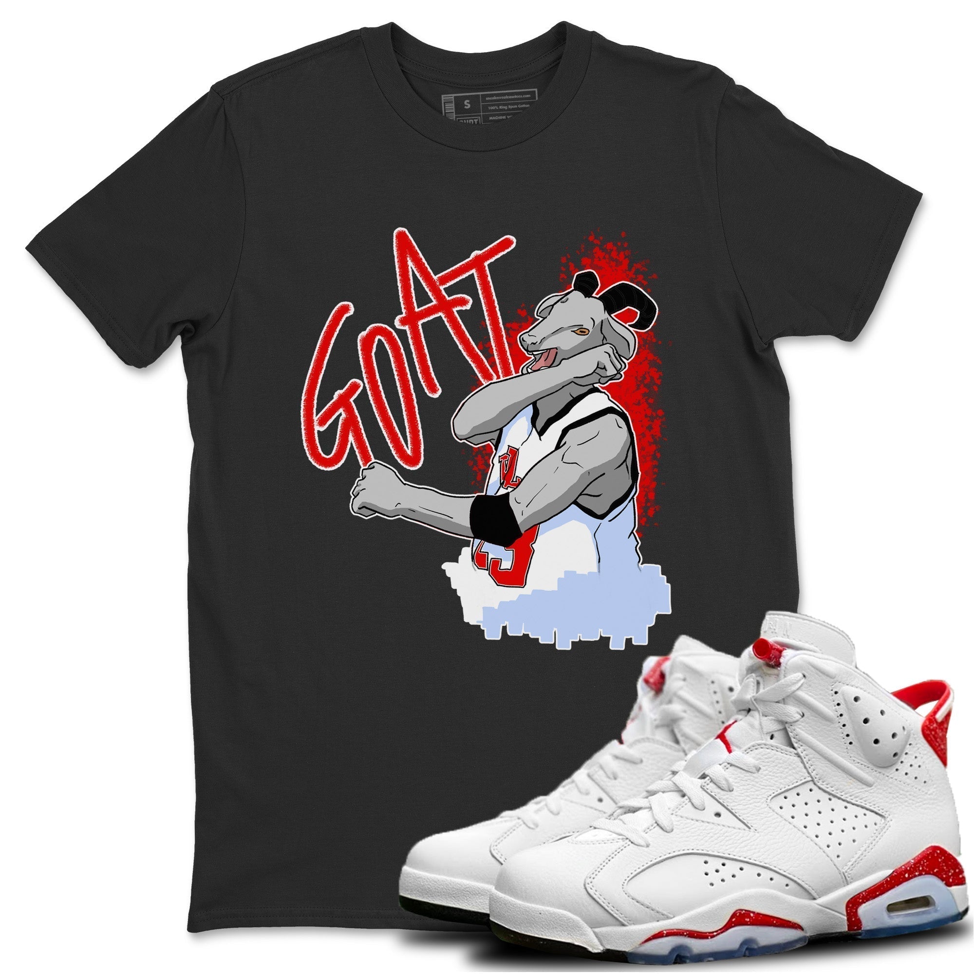 Screaming Goat Unisex Tops - Air Jordan 6 Red Velvet Cookies