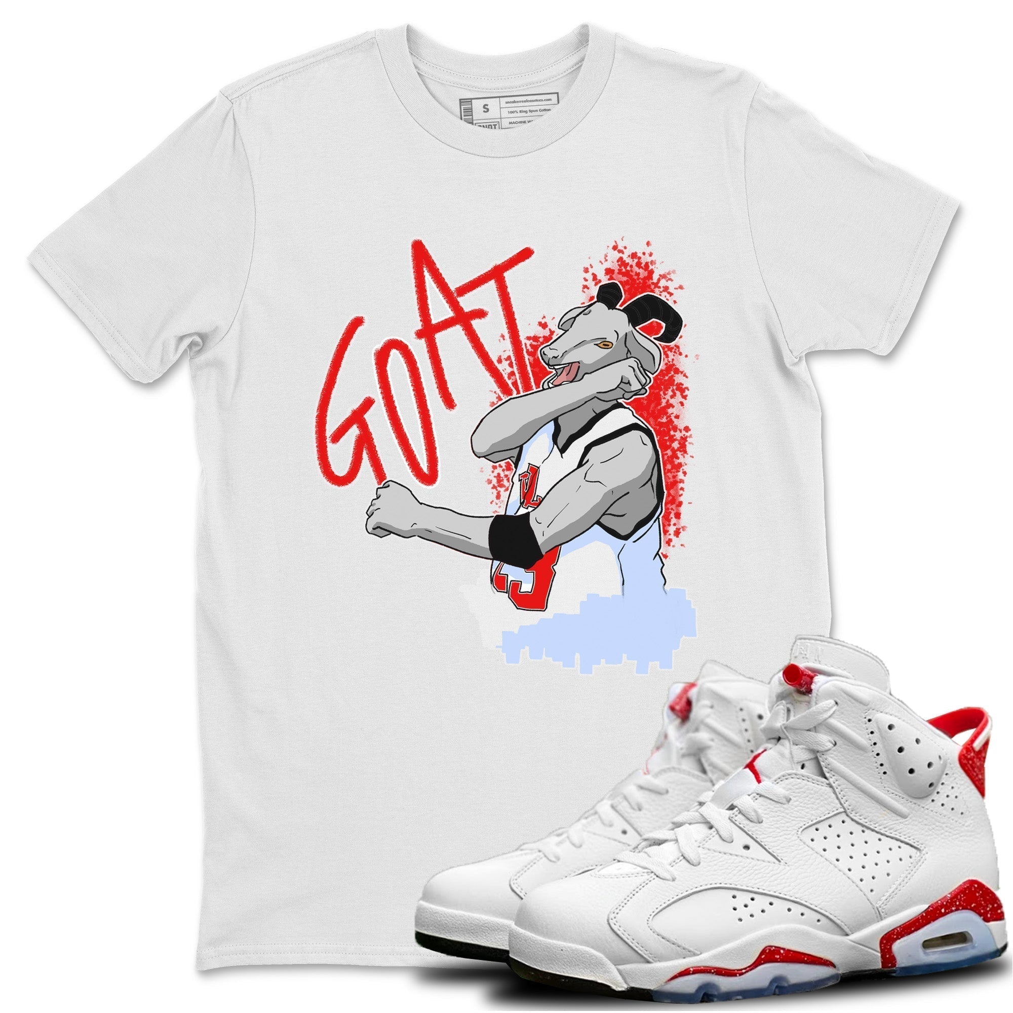 Screaming Goat Unisex Tops - Air Jordan 6 Red Velvet Cookies