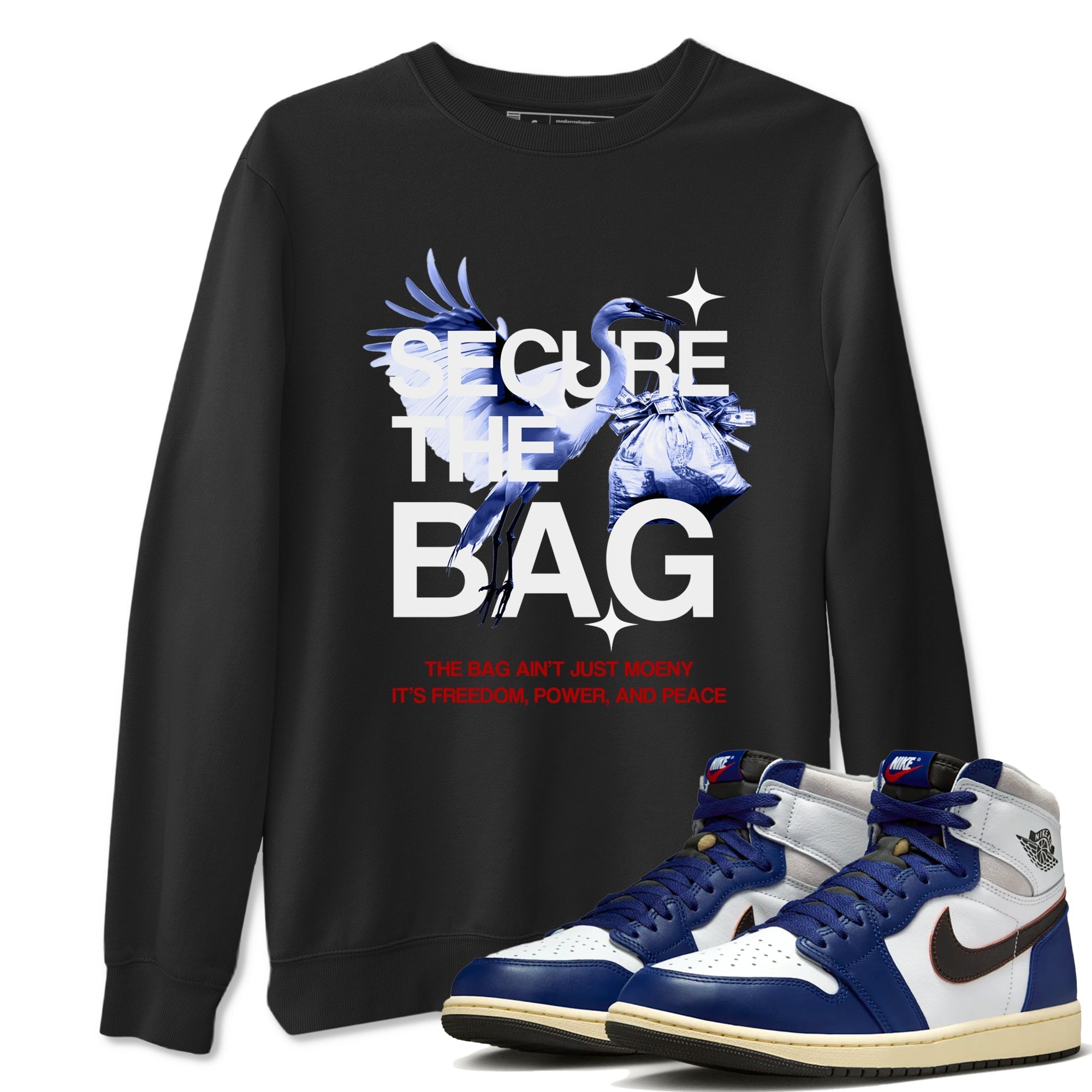 Secure The Bag snkmatch Tees - Air Jordan 1 Rare Air