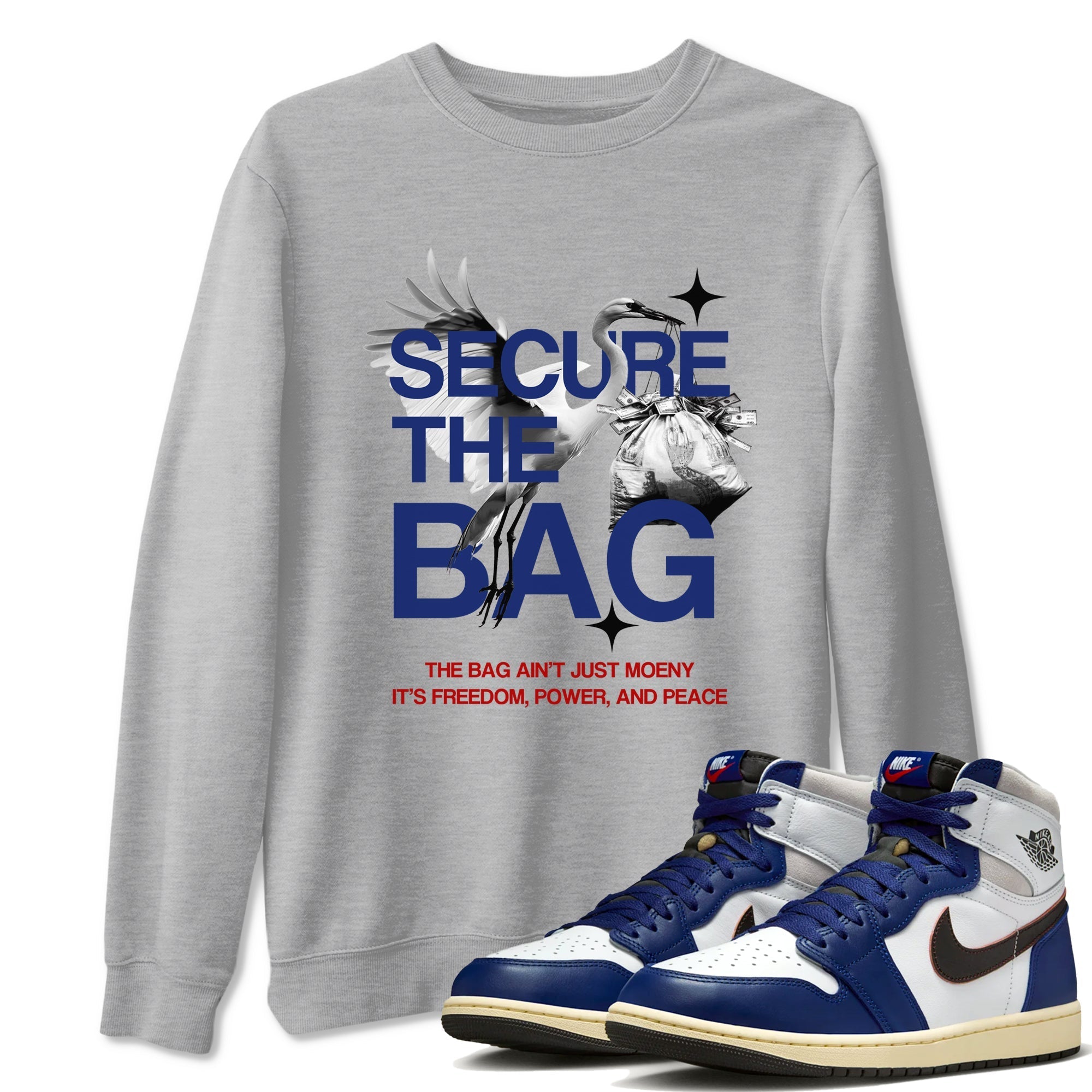 Secure The Bag snkmatch Tees - Air Jordan 1 Rare Air