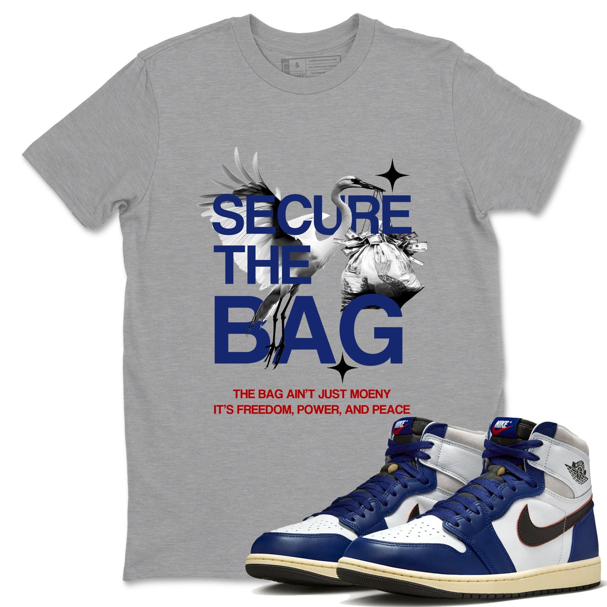 Secure The Bag snkmatch Tees - Air Jordan 1 Rare Air