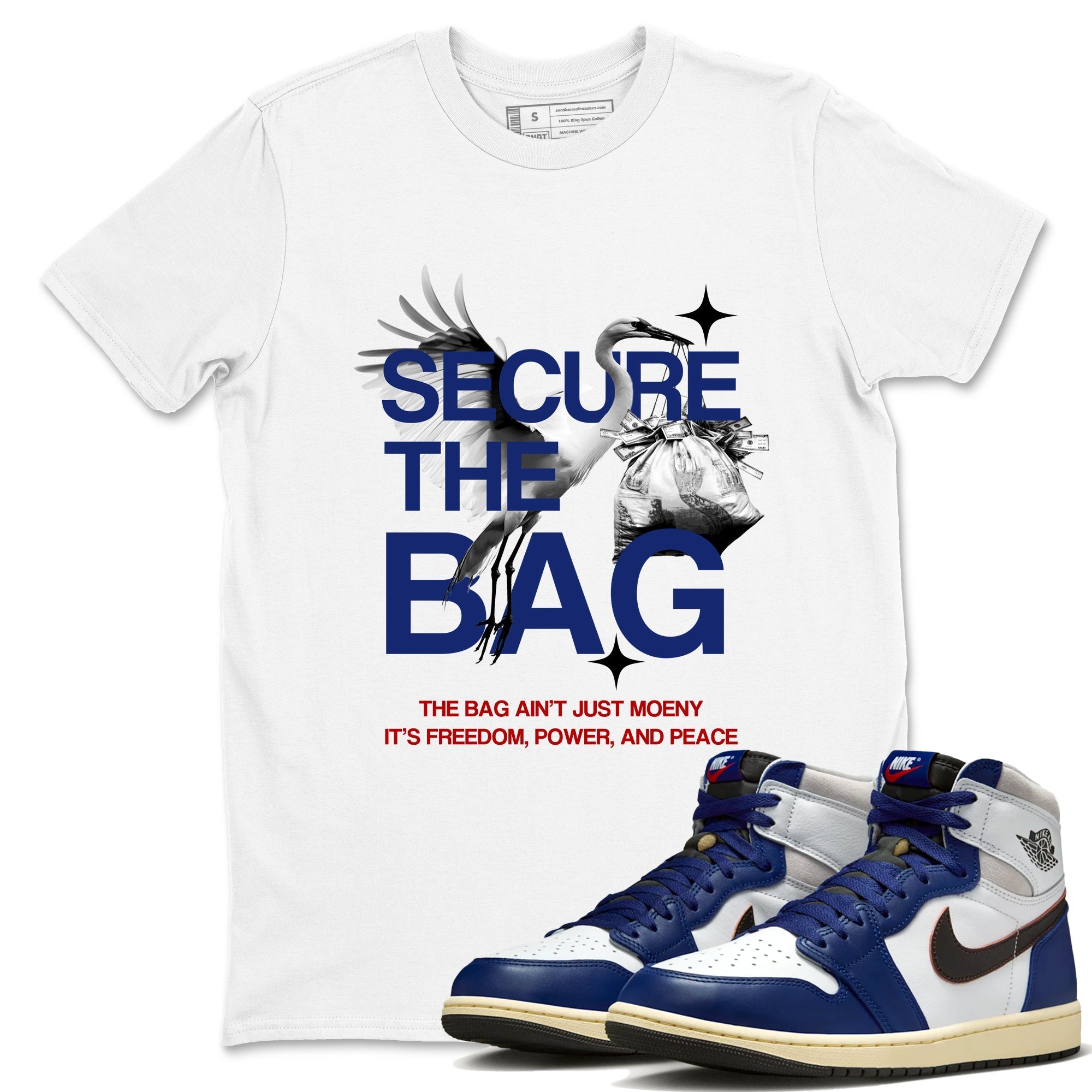Secure The Bag snkmatch Tees - Air Jordan 1 Rare Air