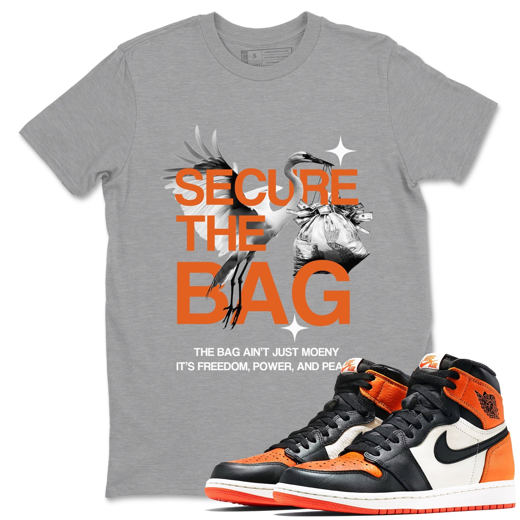 Secure The Bag snkmatch Tees - Air Jordan 1 Shattered Backboard