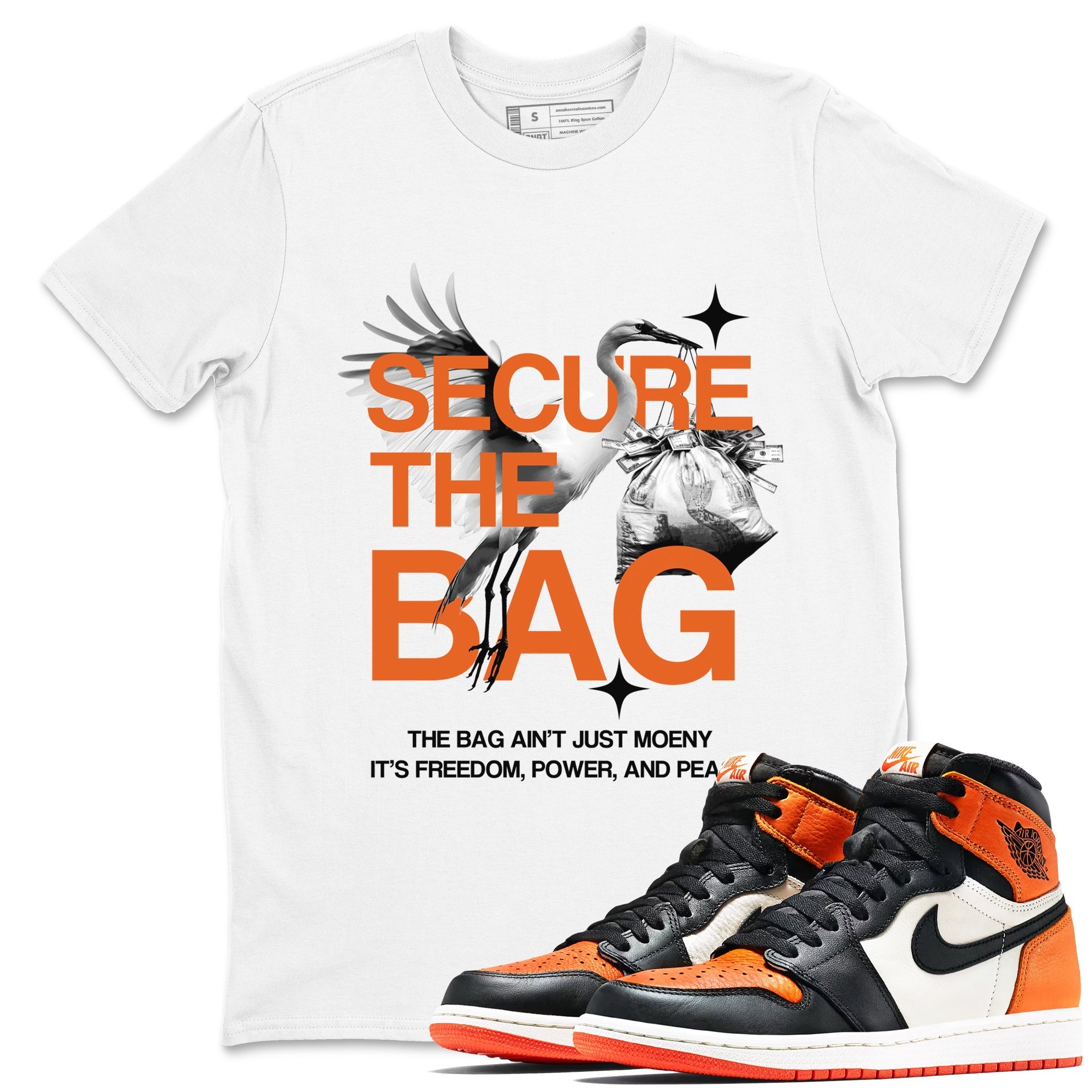 Secure The Bag snkmatch Tees - Air Jordan 1 Shattered Backboard