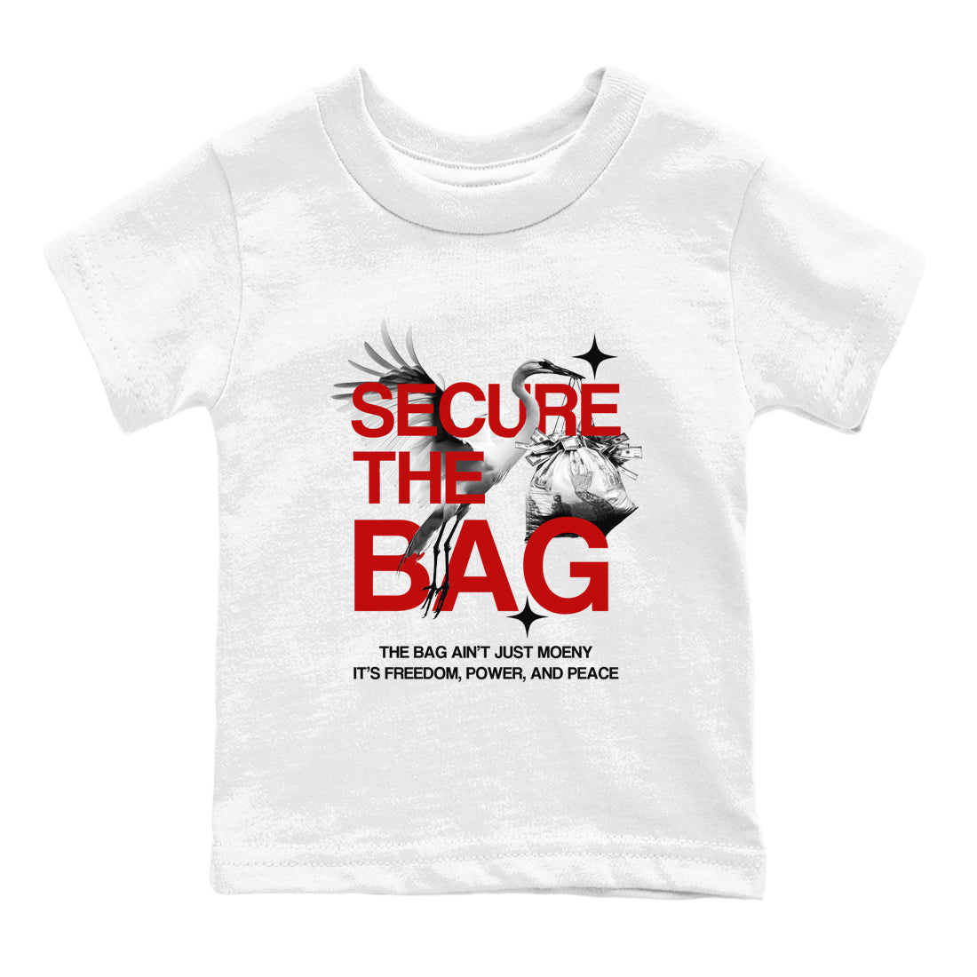 Secure The Bag snkmatch Tees Kids - Air Jordan 11 Bred