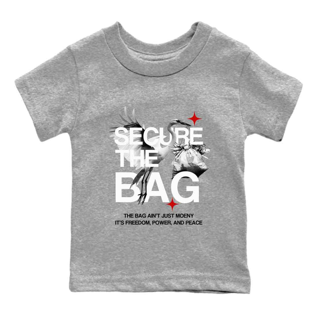 Secure The Bag snkmatch Tees Kids - Air Jordan 4 White Cement