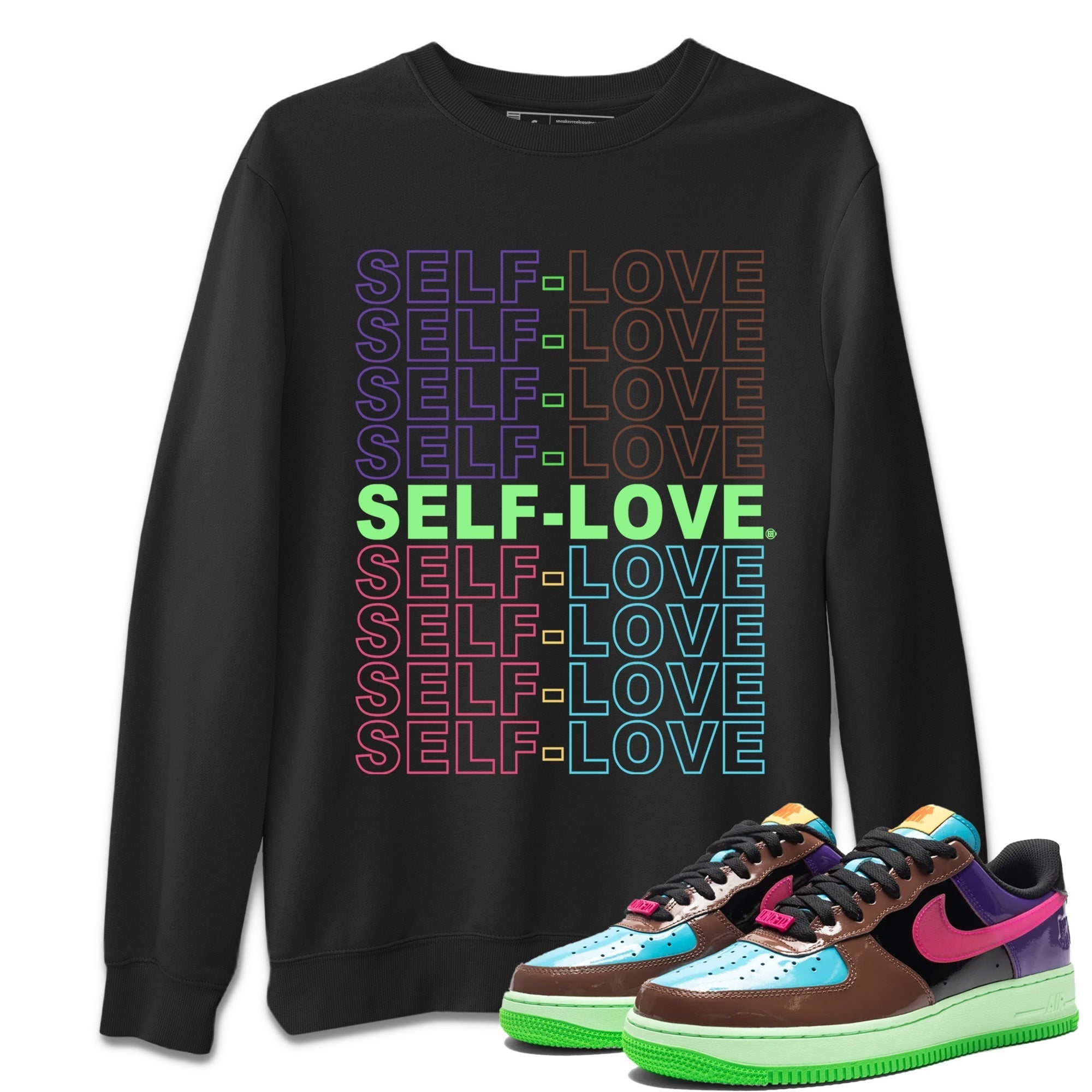 Self Love Unisex Tops - Air Force 1 Undefeated Fauna Brown