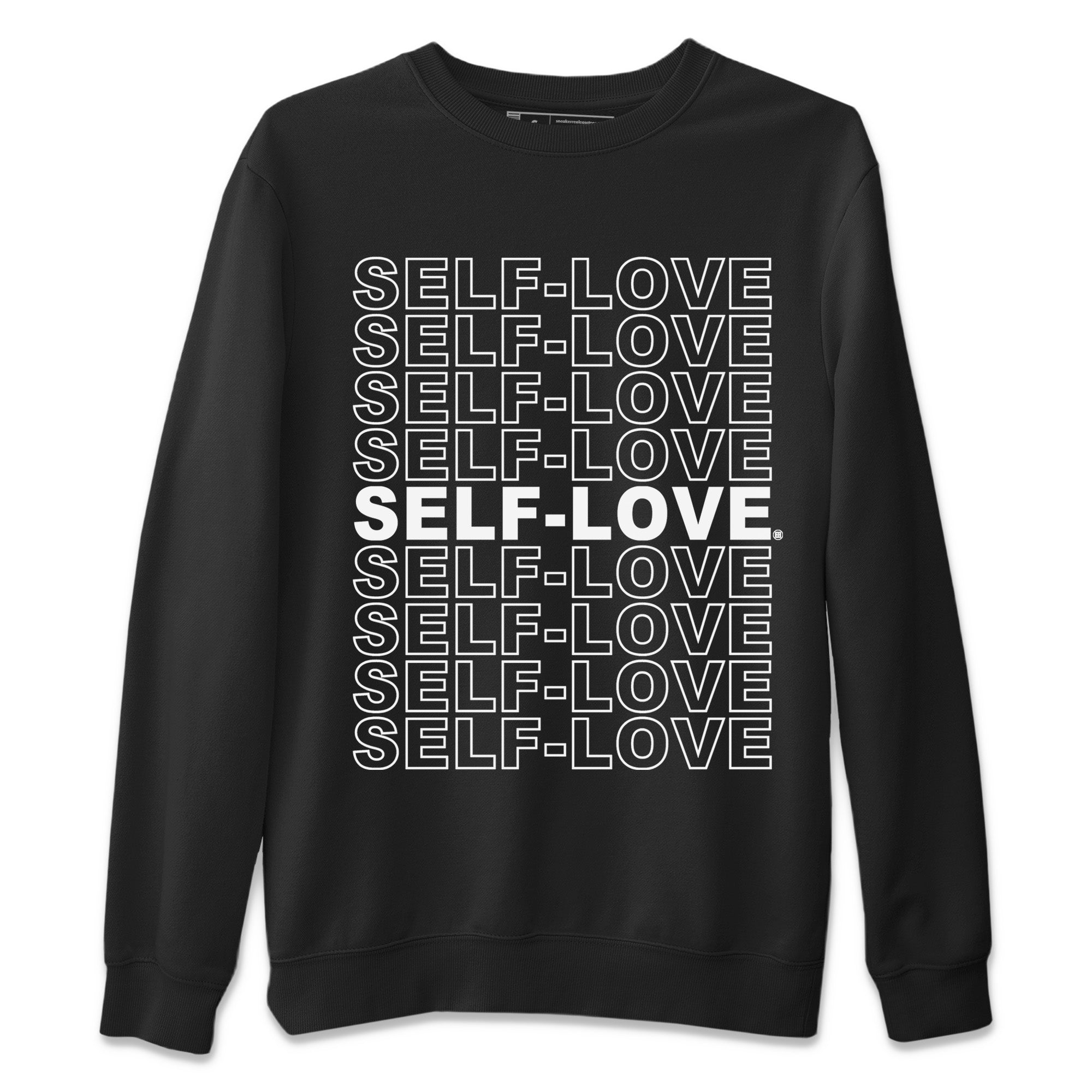 Self Love Unisex Tops - Air Jordan 1 Black White