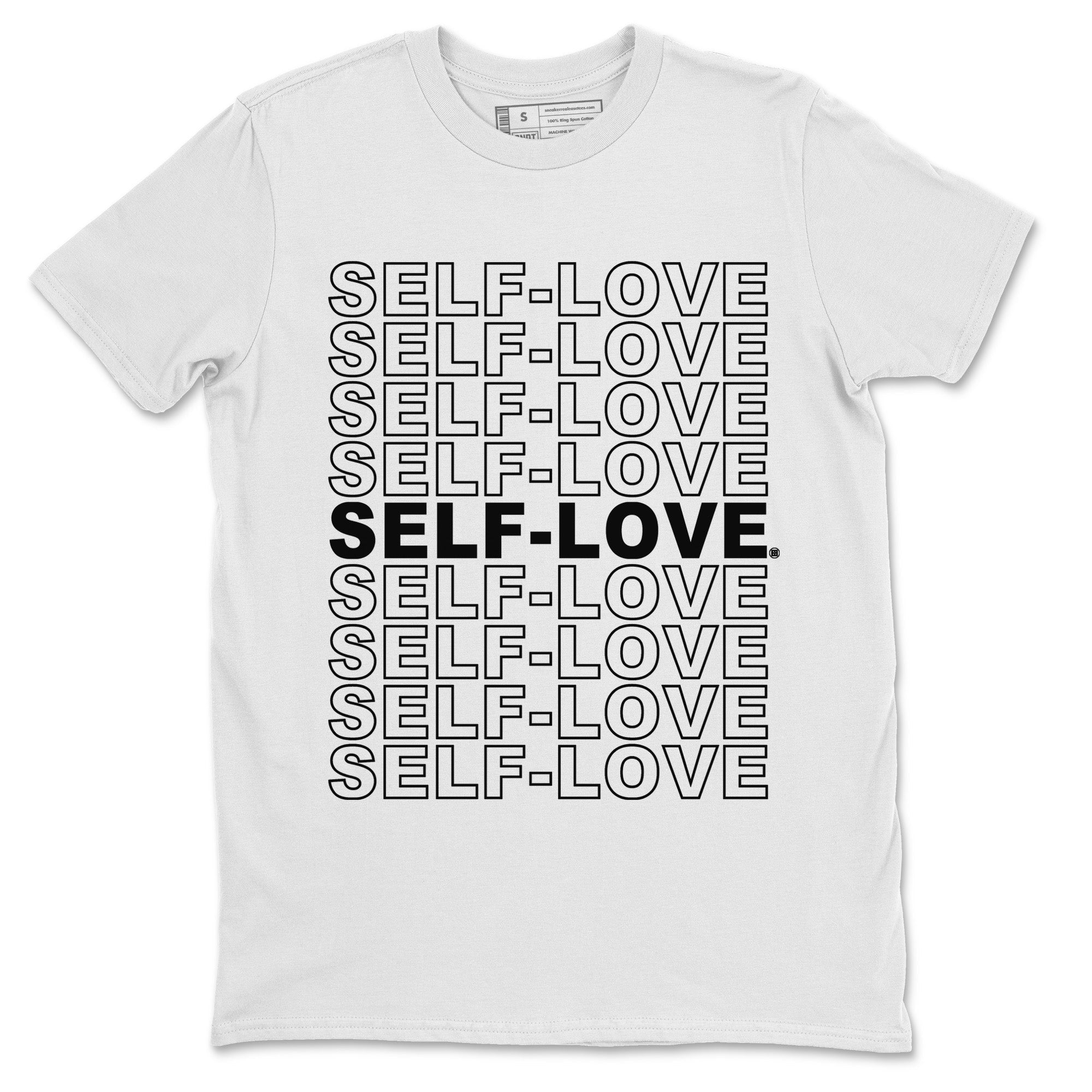 Self Love Unisex Tops - Air Jordan 1 Black White