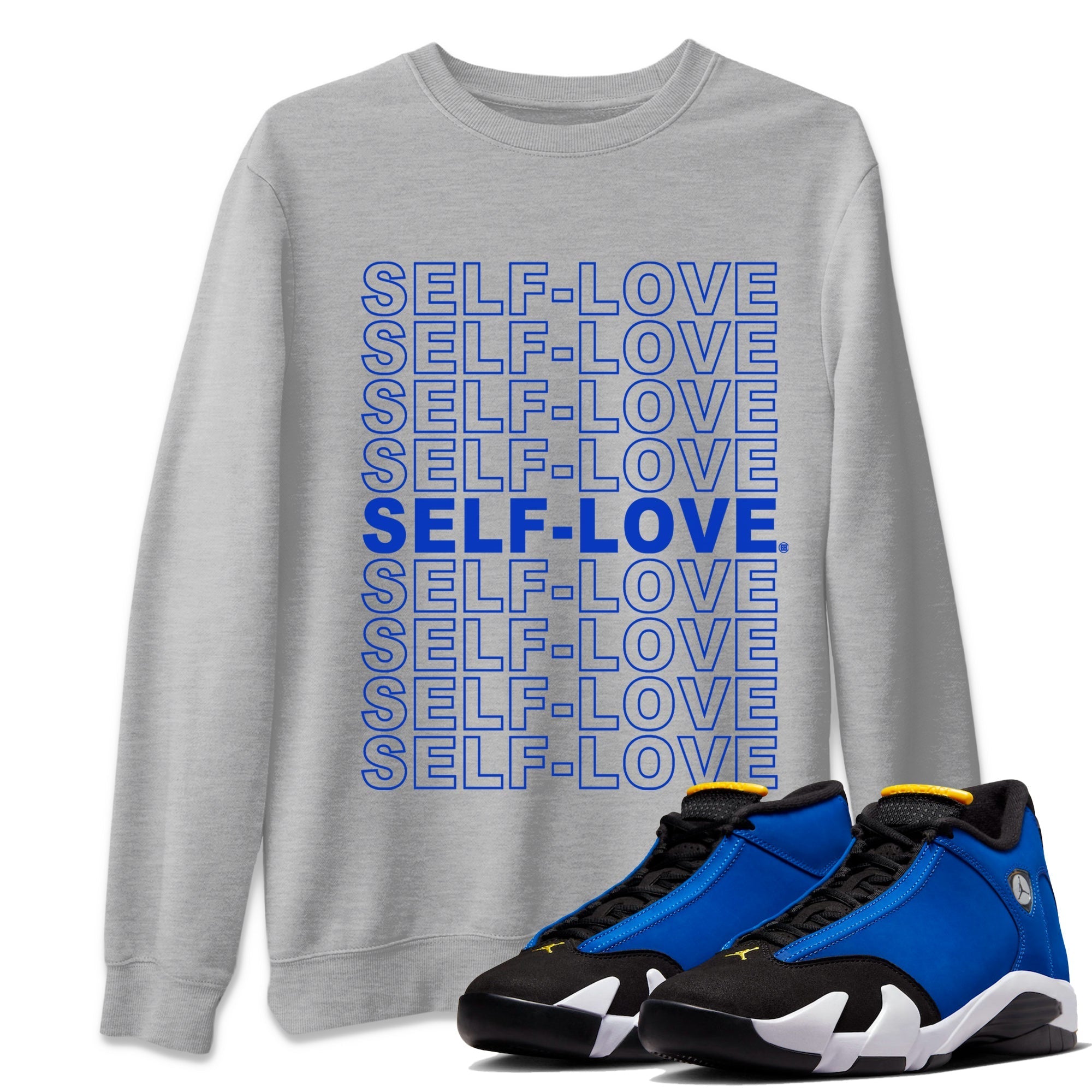 Self Love Unisex Tops - Air Jordan 14 Laney