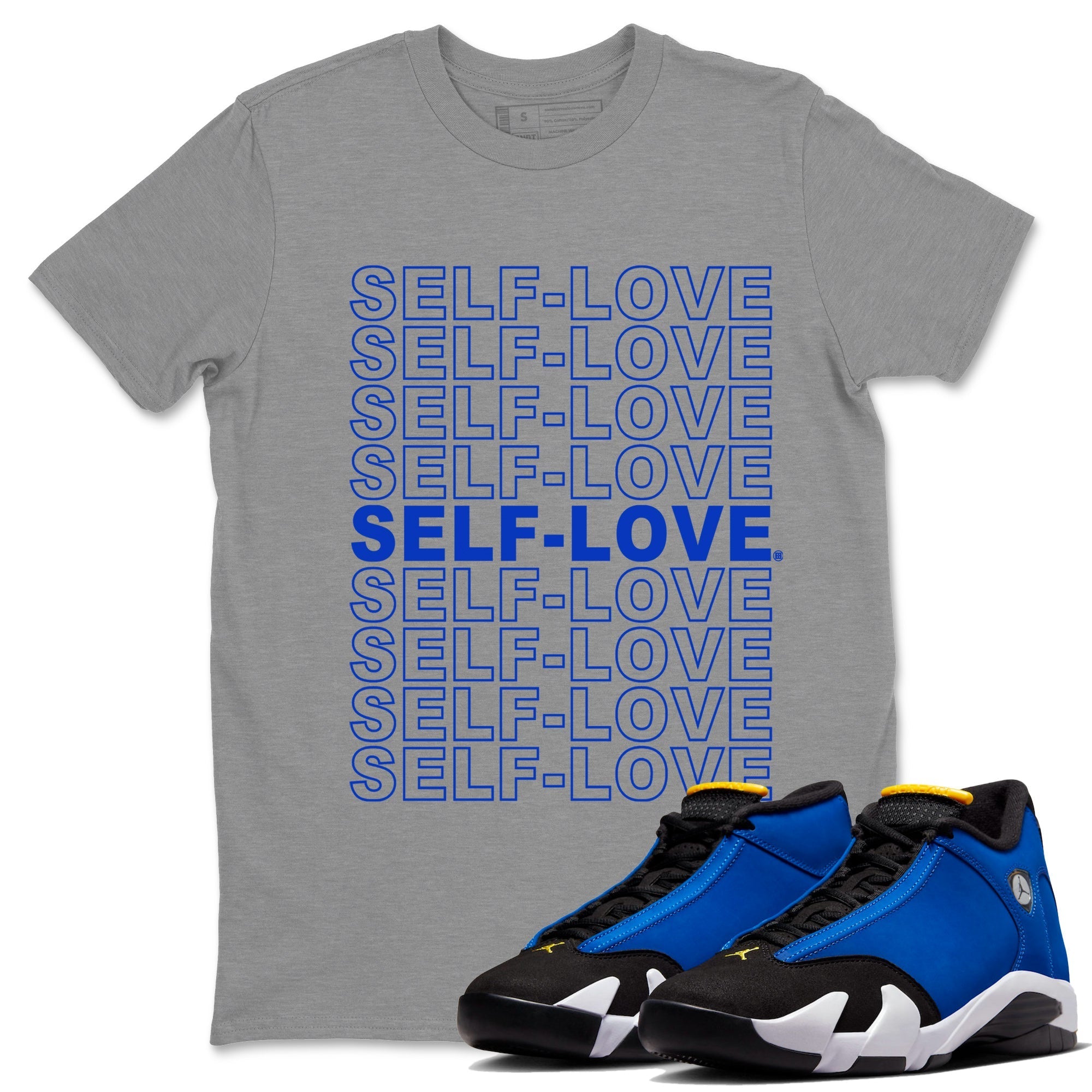 Self Love Unisex Tops - Air Jordan 14 Laney