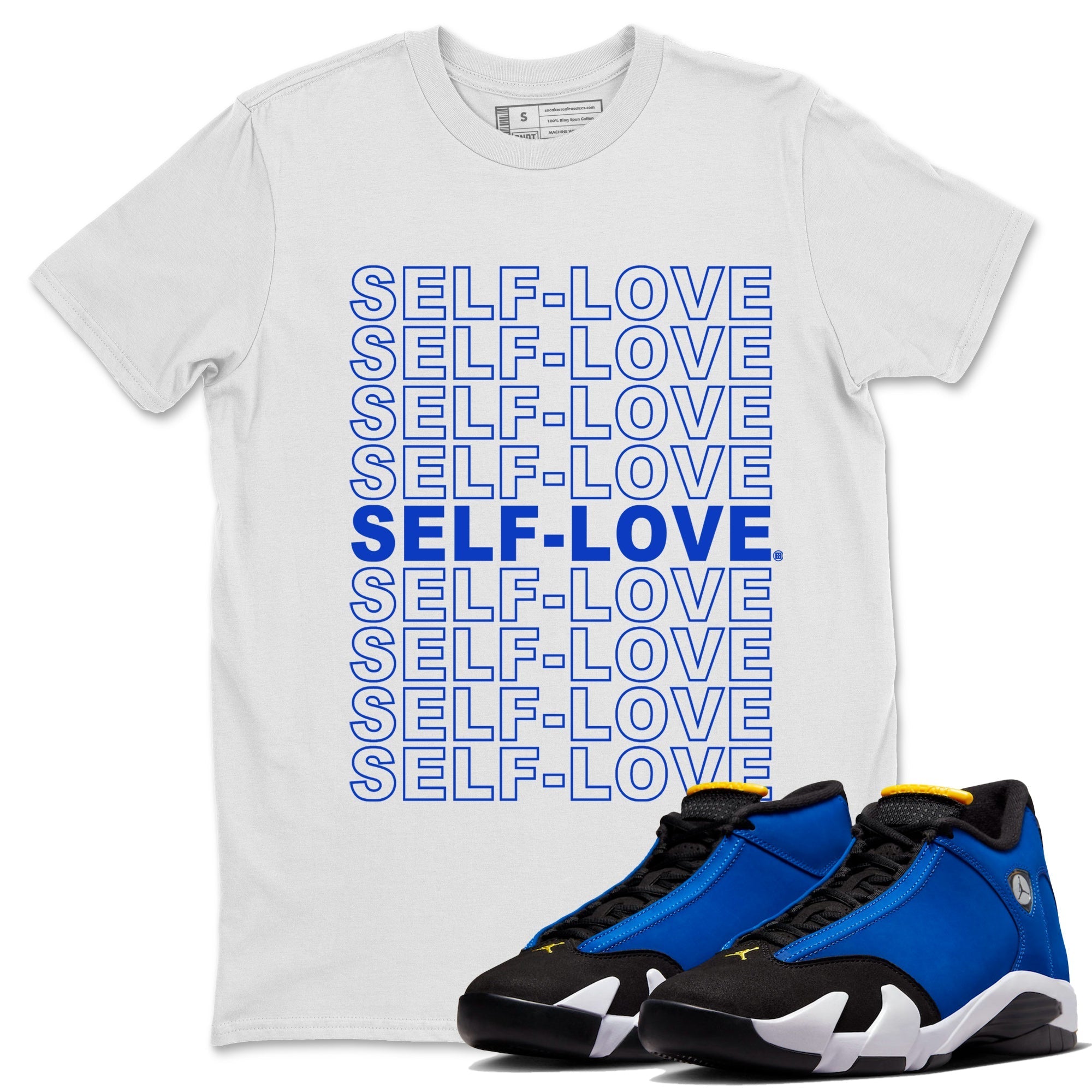 Self Love Unisex Tops - Air Jordan 14 Laney