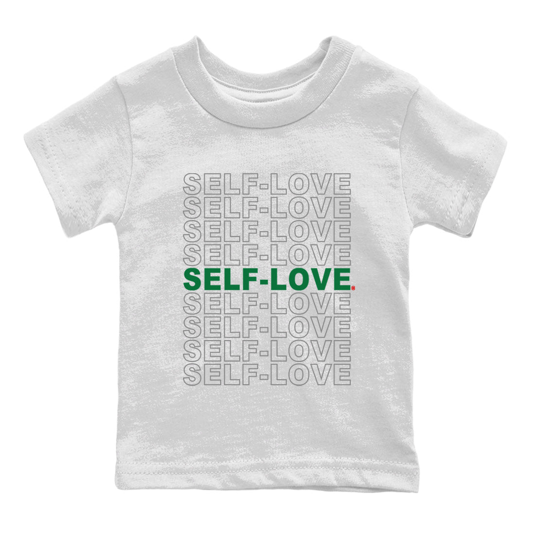 Self Love Kids Tops - Air Jordan 4 Pine Green SB