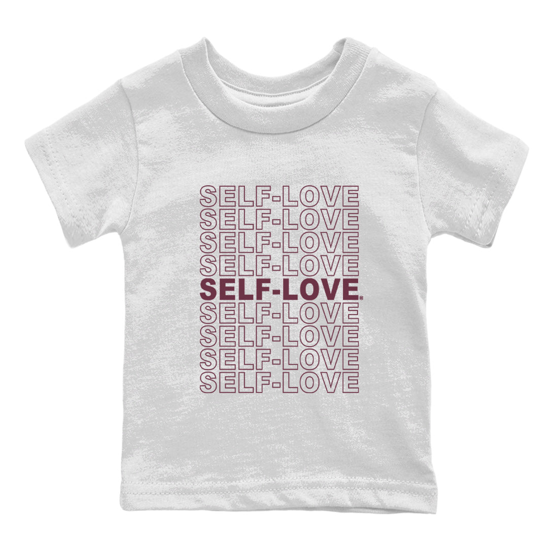 Self Love Kids Tops - Air Jordan 5 Burgundy