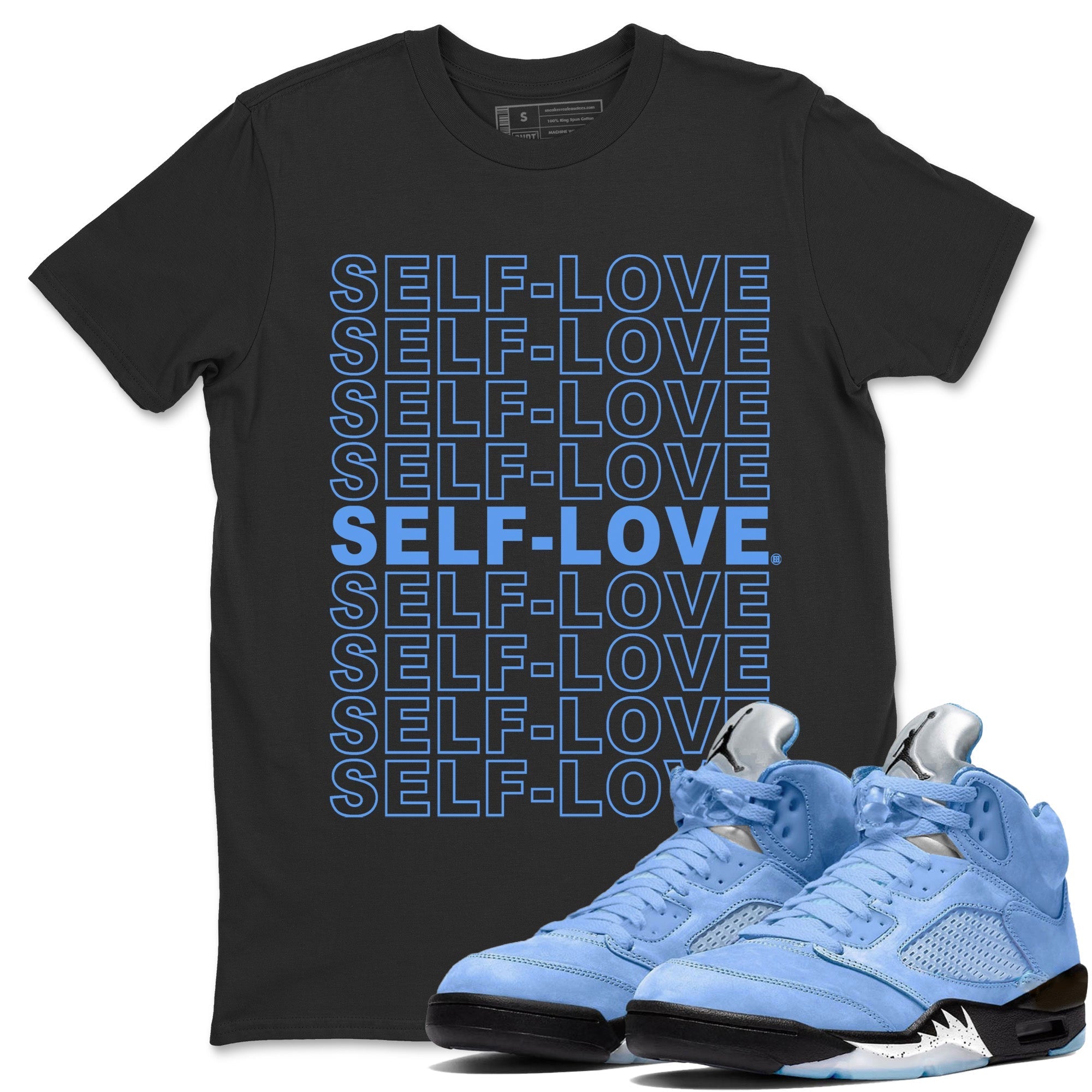 Self Love Unisex Tops - Air Jordan 5 UNC