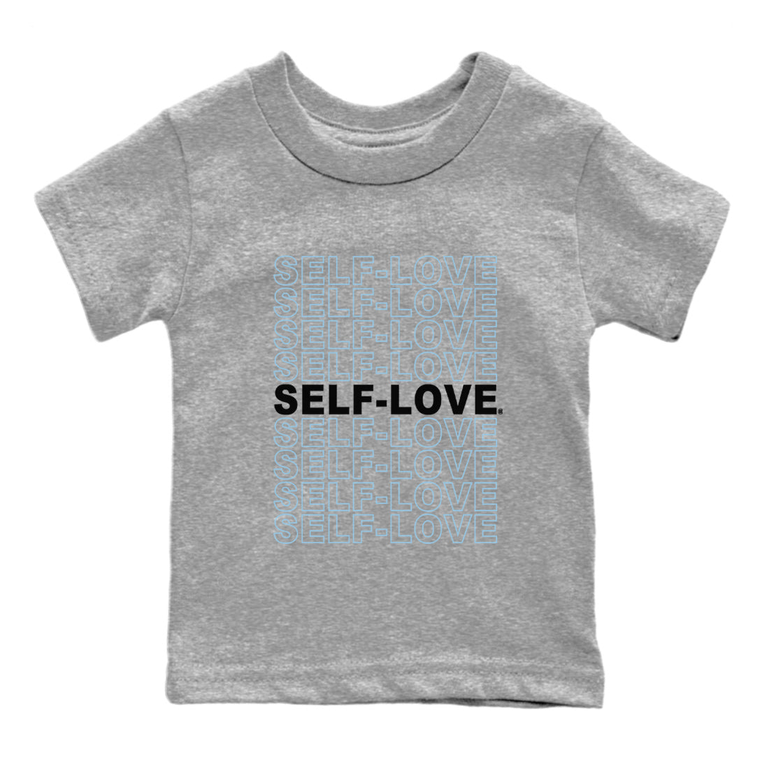 Self Love Kids Tops - Air Jordan 7 Chambray