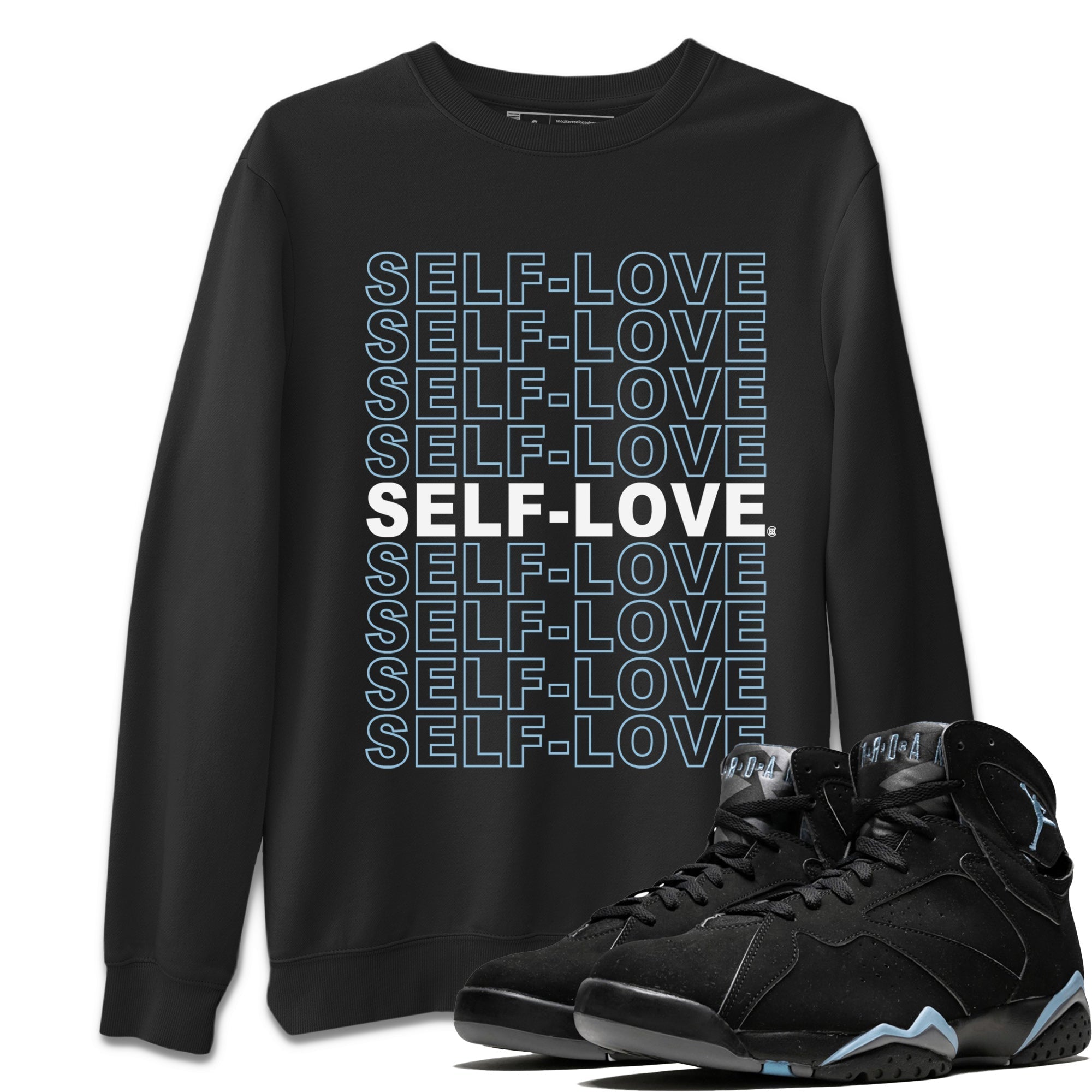 Self Love Unisex Tops - Air Jordan 7 Chambray