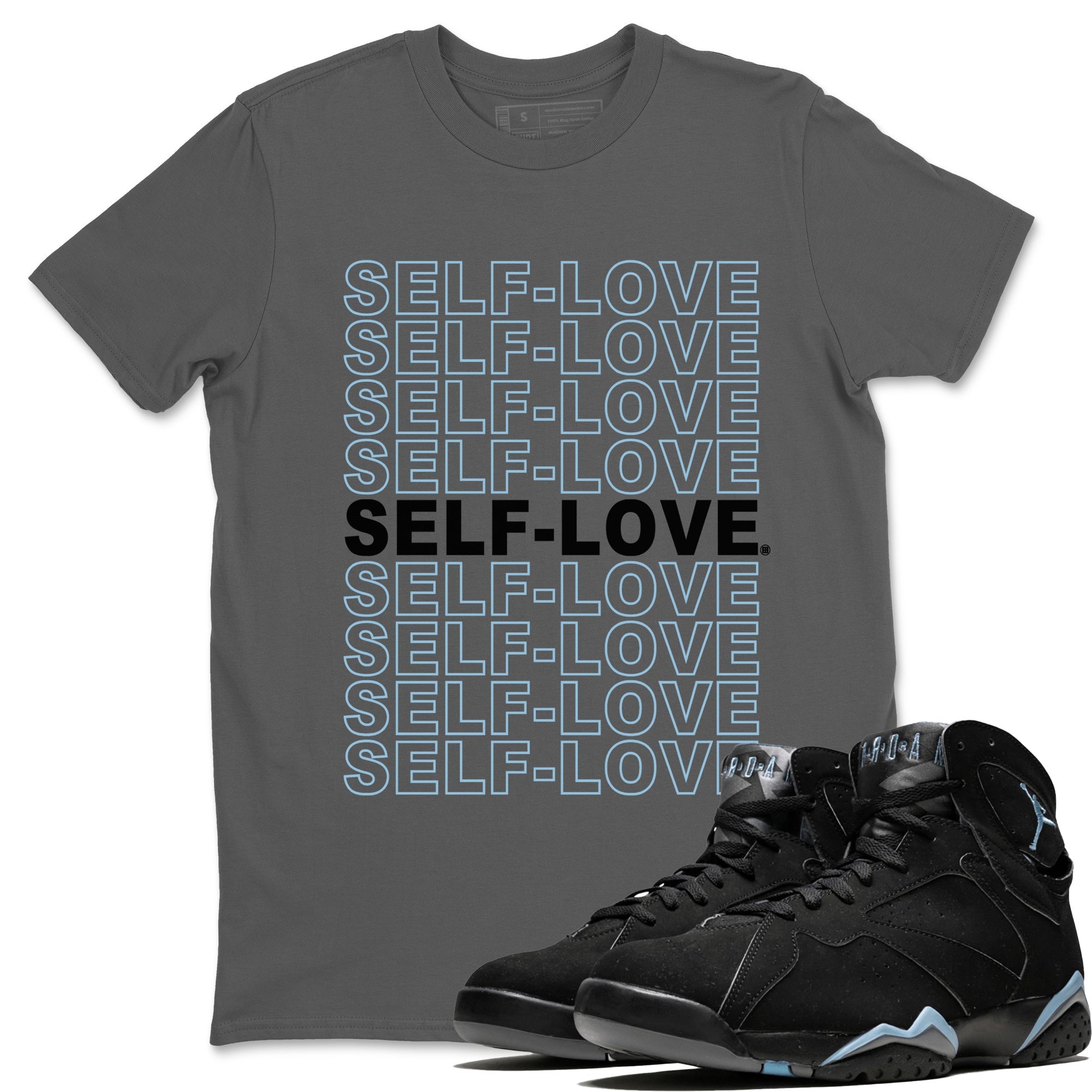Self Love Unisex Tops - Air Jordan 7 Chambray
