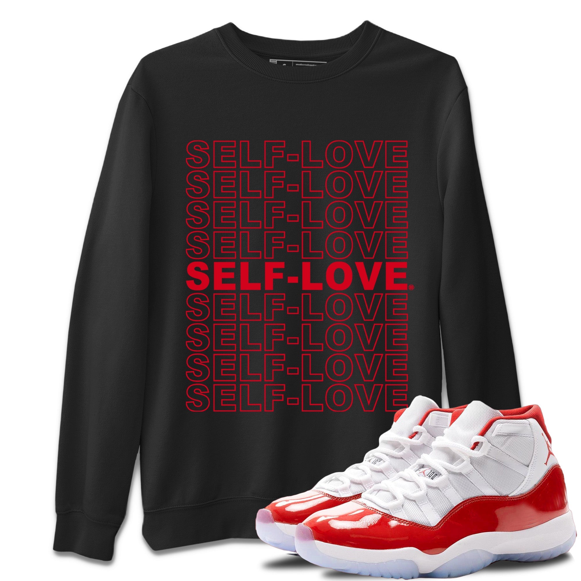 Self Love Unisex Tops - Air Jordan 11 Cherry