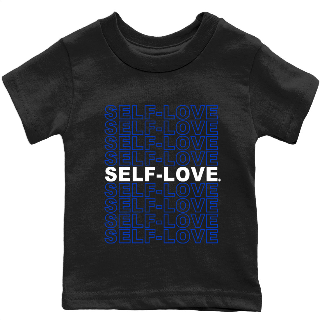 Self Love Kids Tops - Air Jordan 12 Hyper Royal