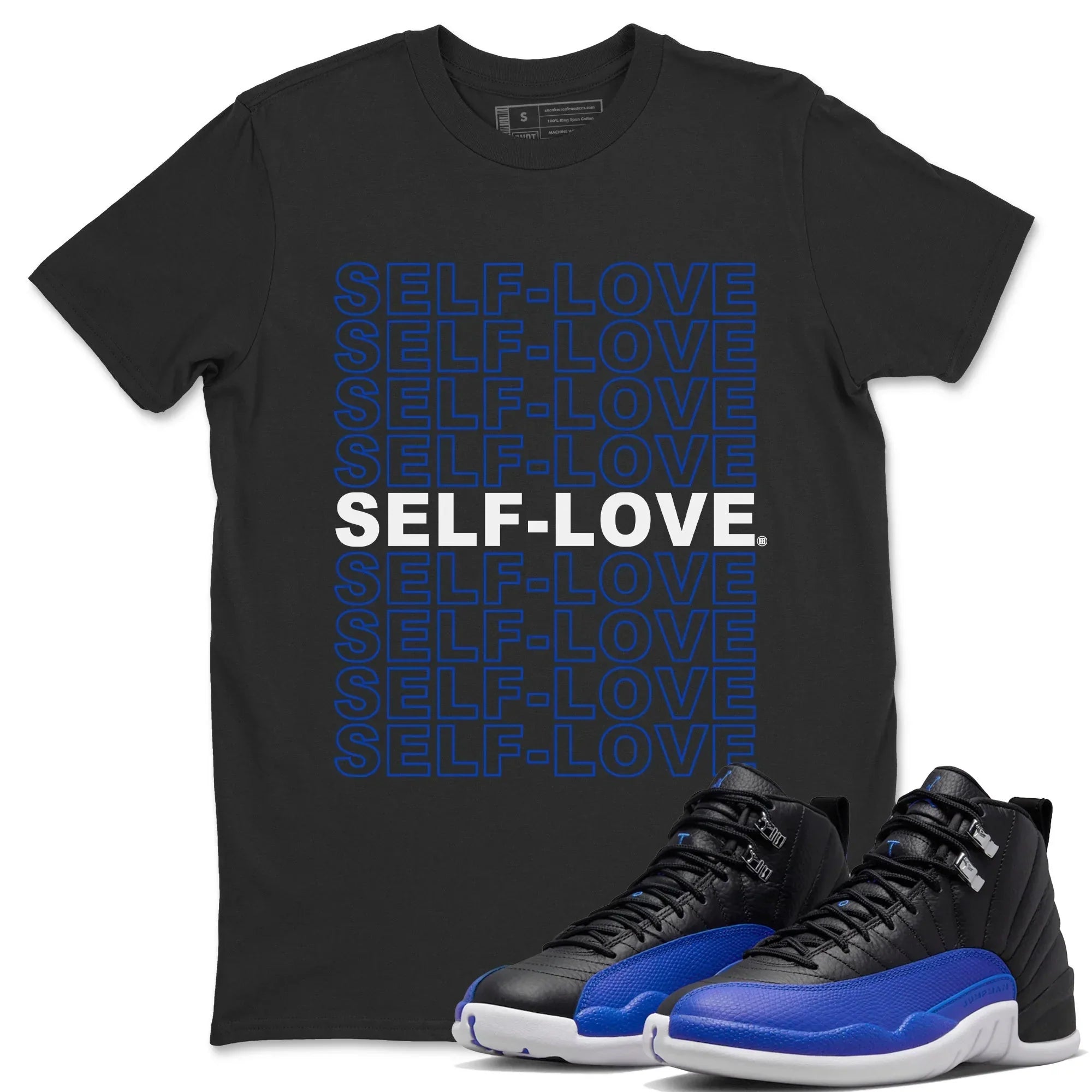 Self Love Unisex Tops - Air Jordan 12 Hyper Royal
