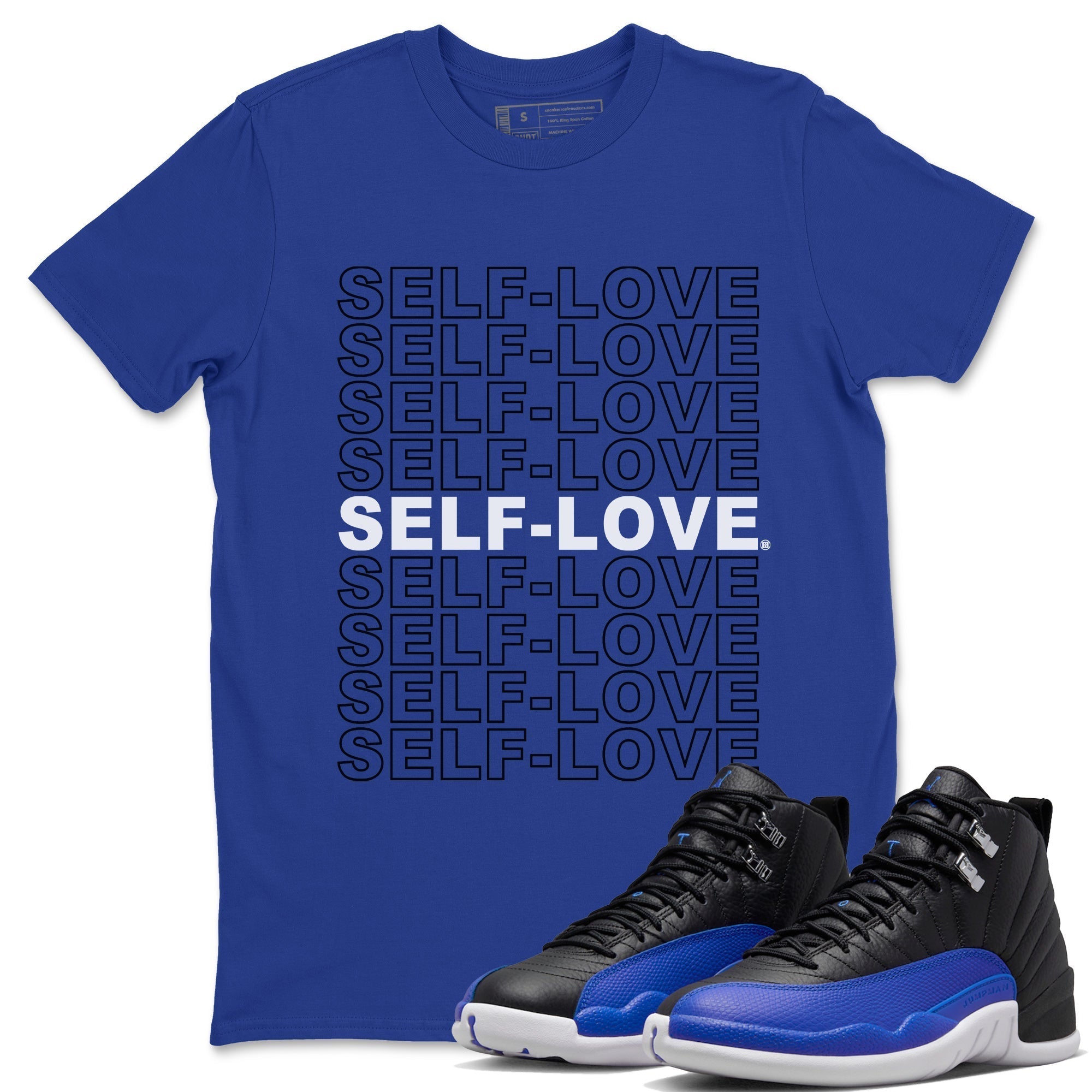 Self Love Unisex Tops - Air Jordan 12 Hyper Royal