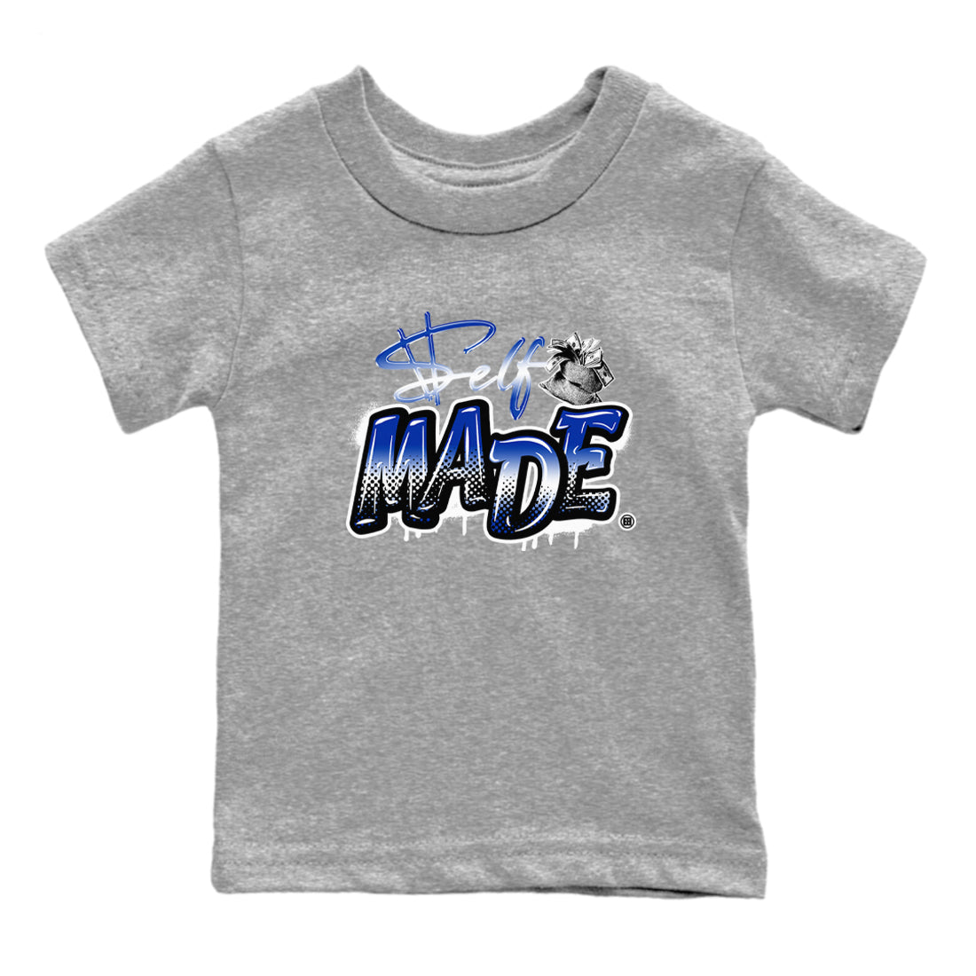 Self Made snkmatch Tees Kids - Air Foamposite One Royal
