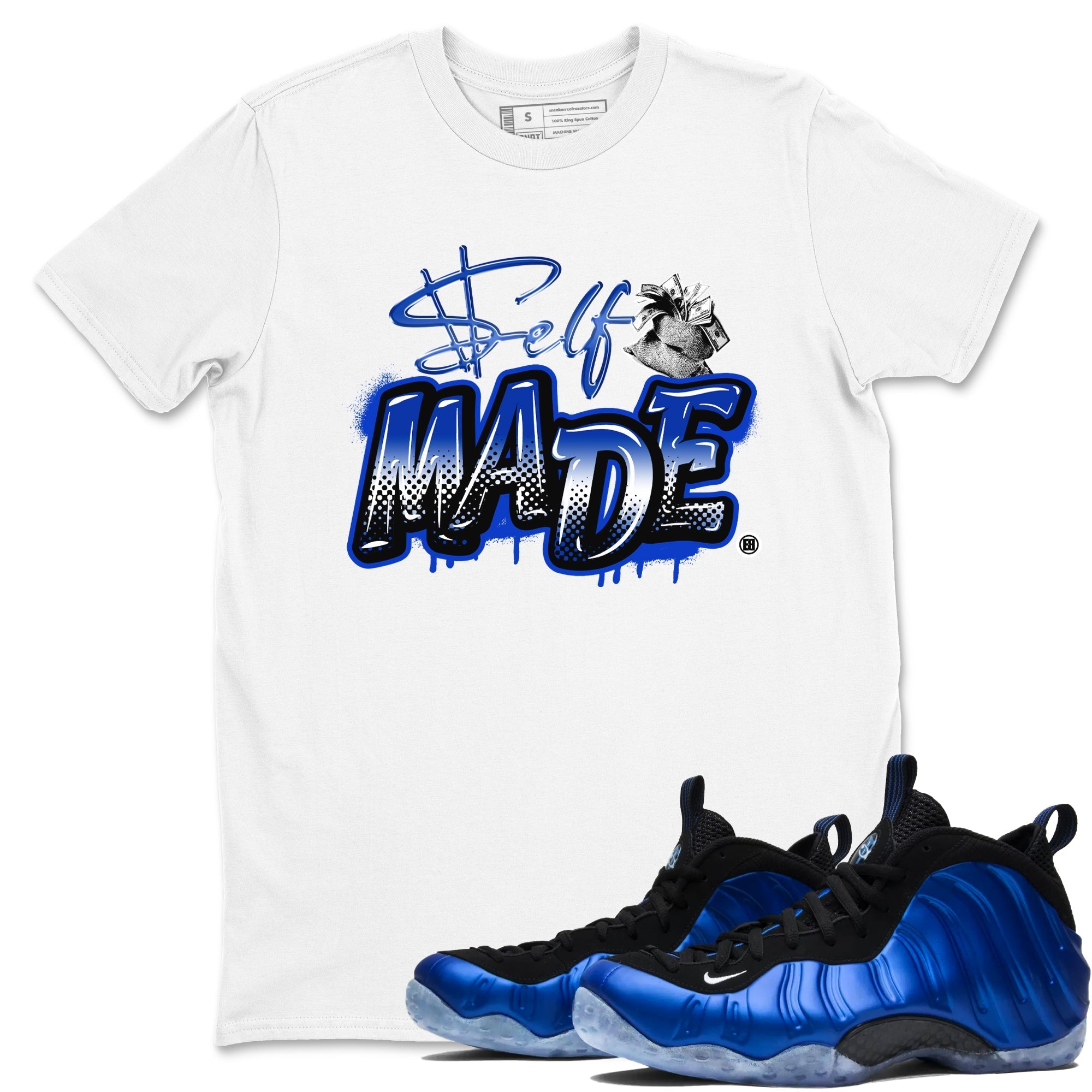 Self Made snkmatch Tees - Air Foamposite One Royal