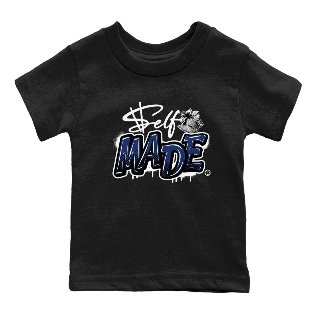 Self Made snkmatch Tees Kids - Air Jordan 1 Midnight Navy