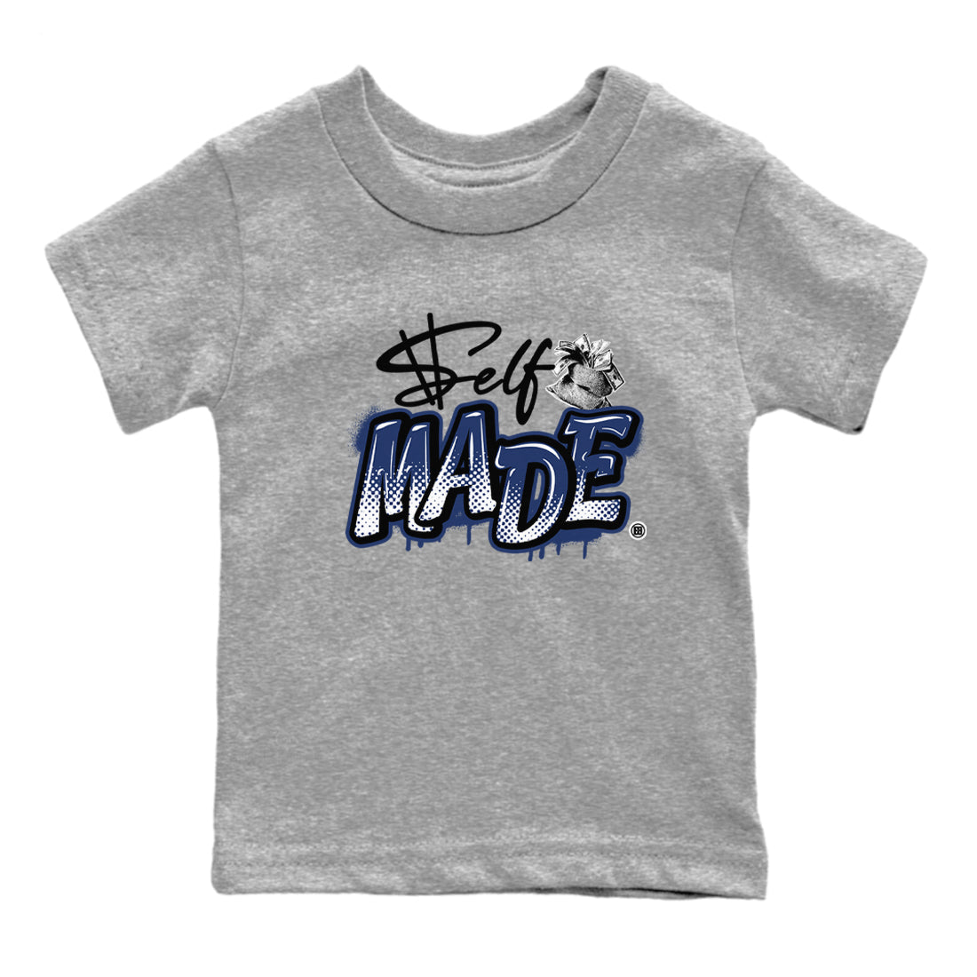 Self Made snkmatch Tees Kids - Air Jordan 1 Midnight Navy