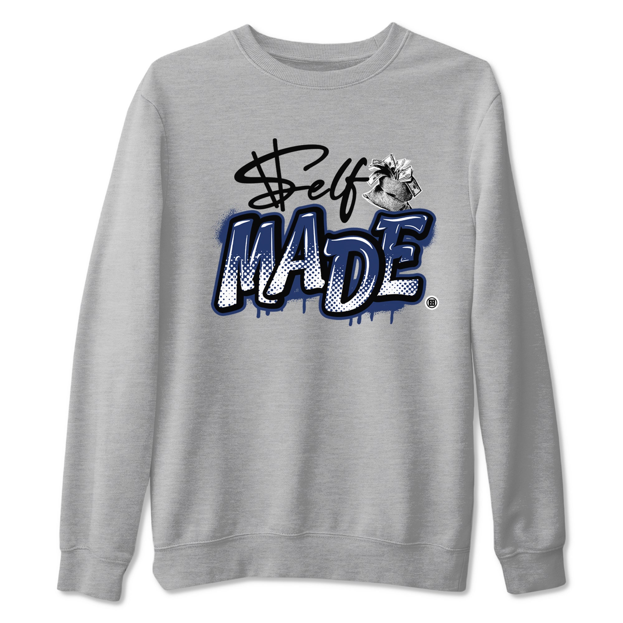 Self Made snkmatch Tees - Air Jordan 1 Midnight Navy