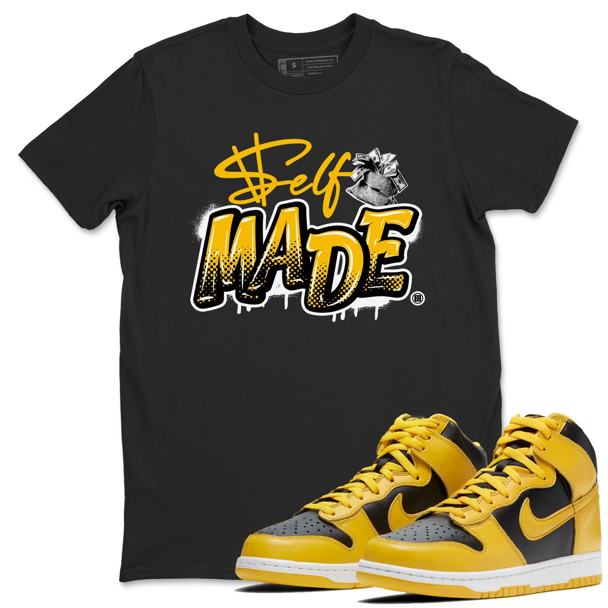 Self Made snkmatch Tees - Dunk High Pollen